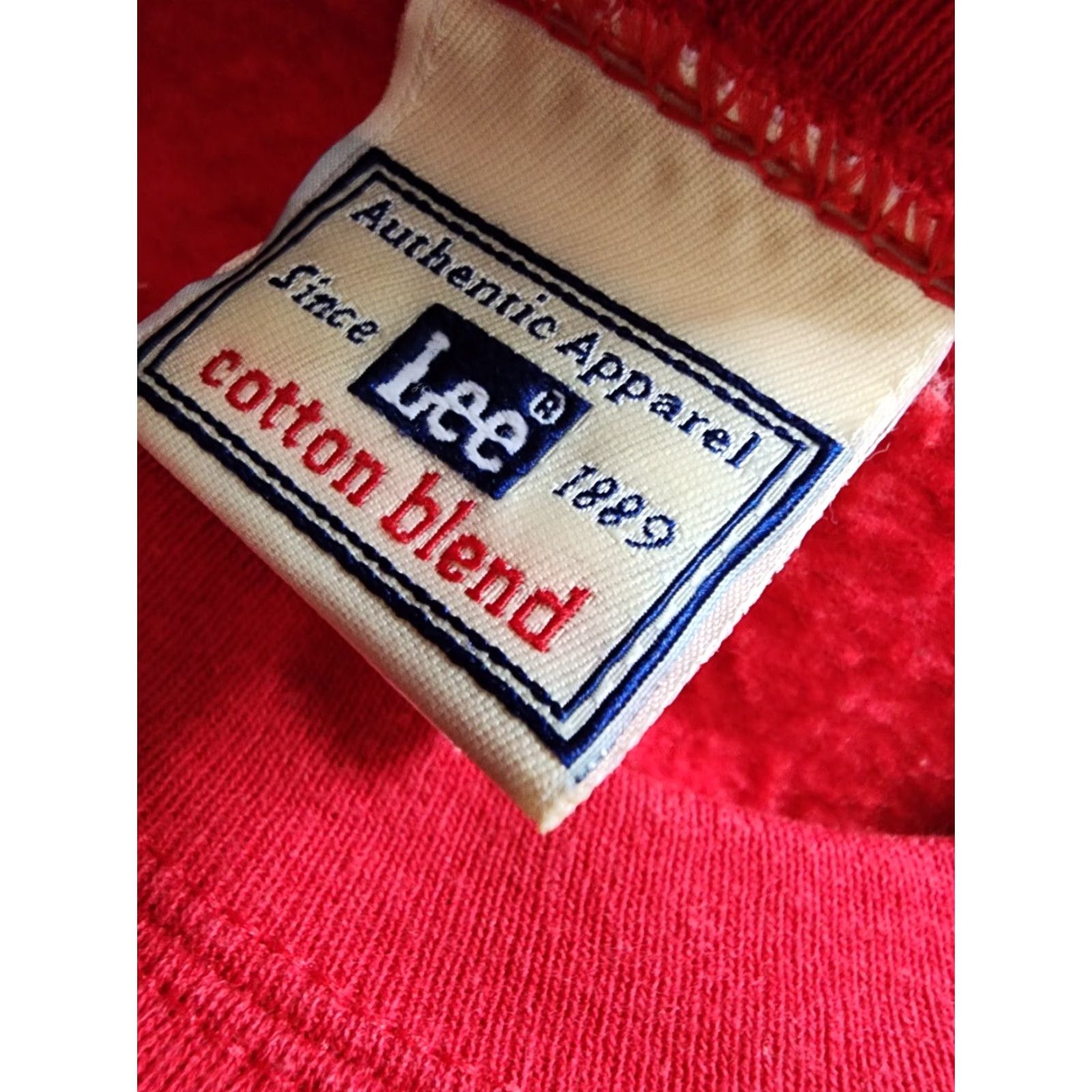 Lee VINTAGE Lee Sweatshirt Unisex Adults L Red Santa Christmas Beary Special Residents Are Our Size US L / EU 52-54 / 3 - 6 Thumbnail
