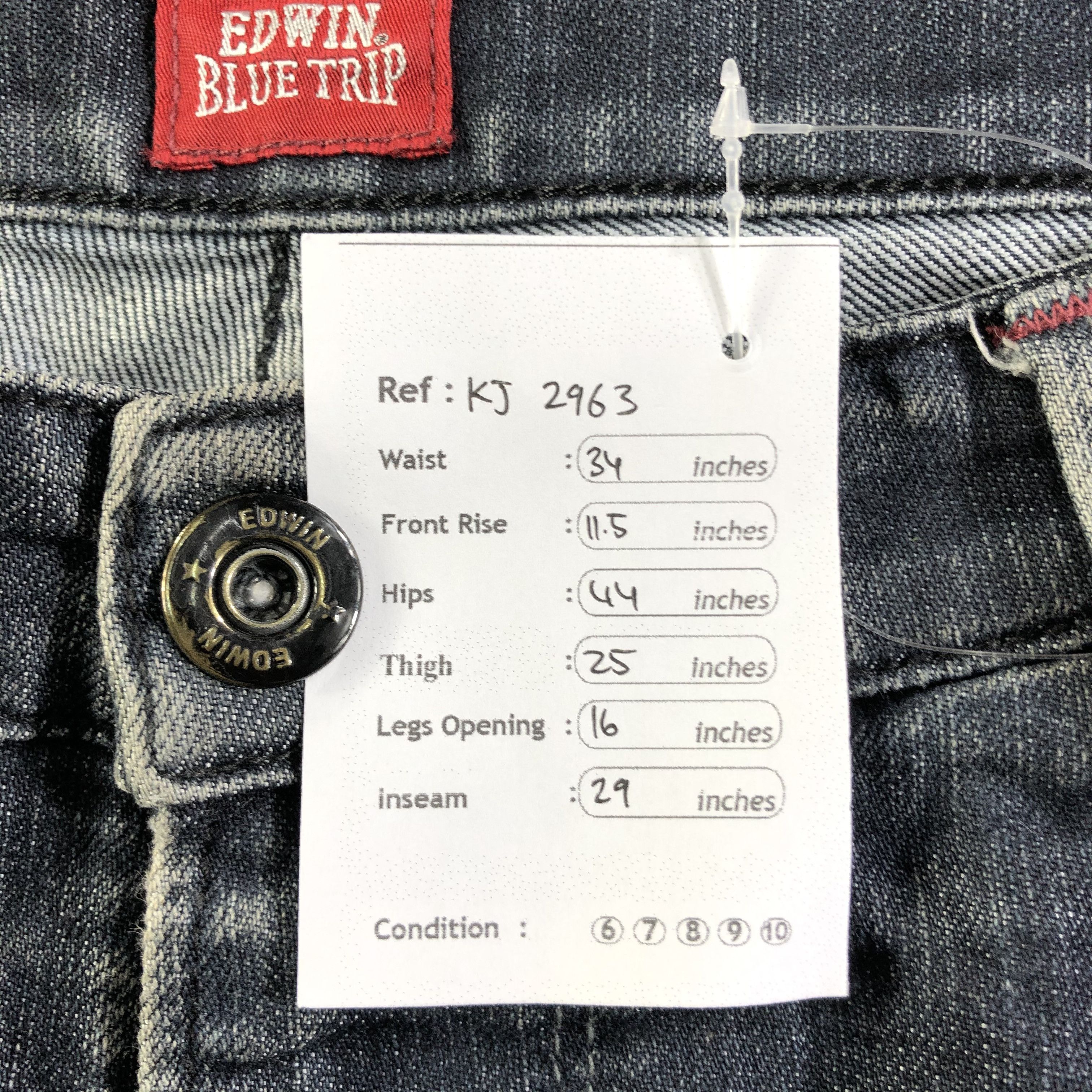 Edwin Edwin Blue Trip Jeans Cargo Denim KJ2963 Size US 32 / EU 48 - 13 Thumbnail