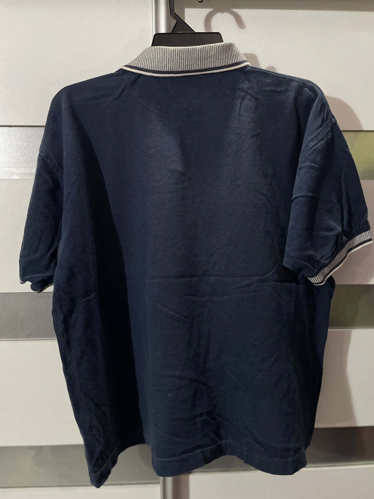 Vintage Vintage Givenchy Active Wear 90s polo ringer classic button Size US L / EU 52-54 / 3 - 3 Thumbnail