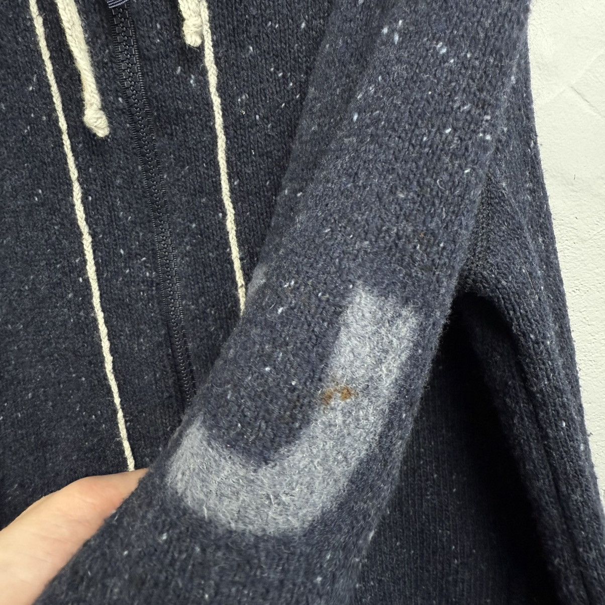 Emporio Armani Vintage Zip Hoodie Wool Armani Jeans Avant Garde Jacket Size US XL / EU 56 / 4 - 5 Thumbnail
