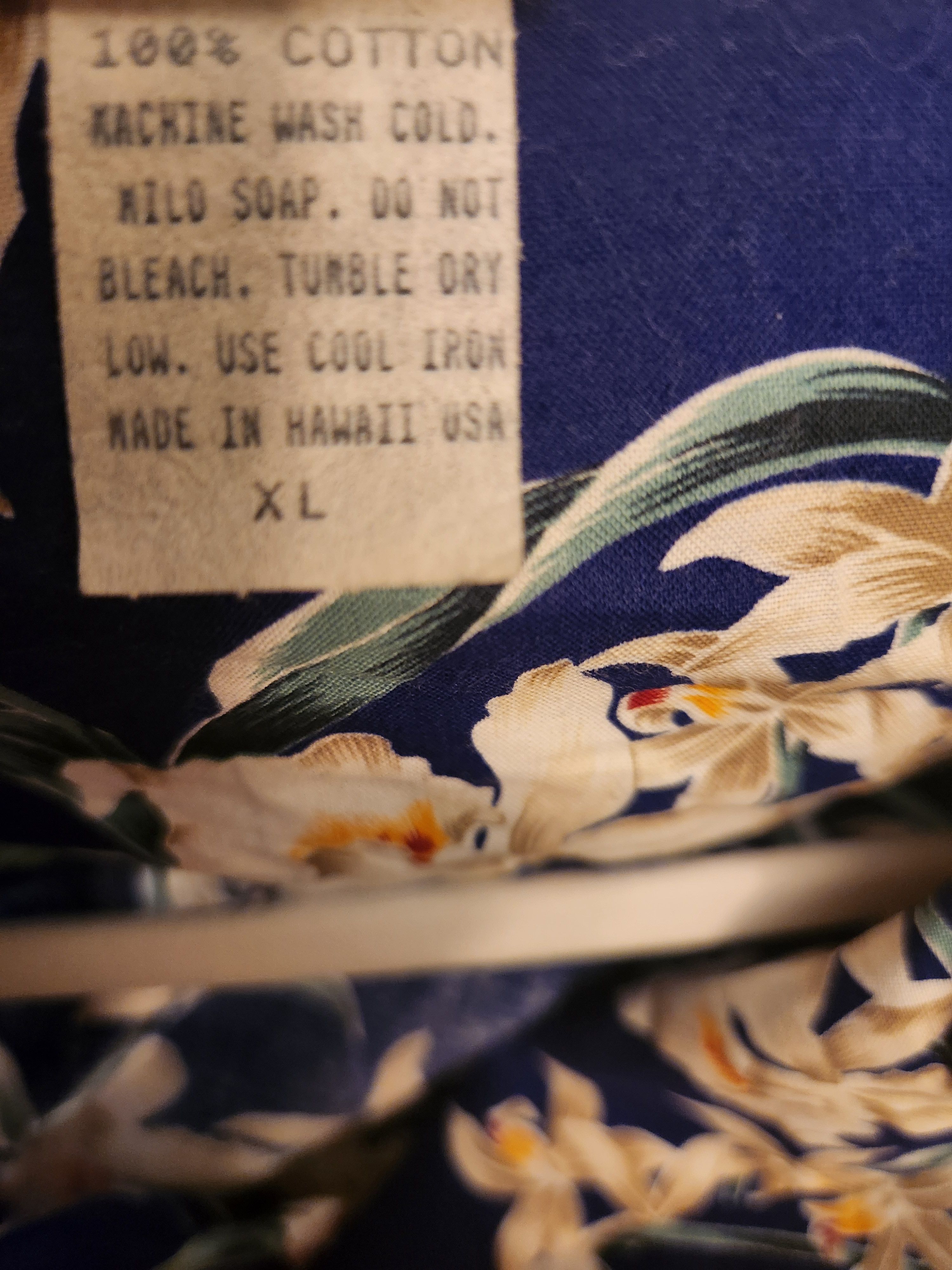 Other Vintage 70's Royal Creation 100% Cotton Blue Hawaiian Shirt Size US XL / EU 56 / 4 - 3 Thumbnail