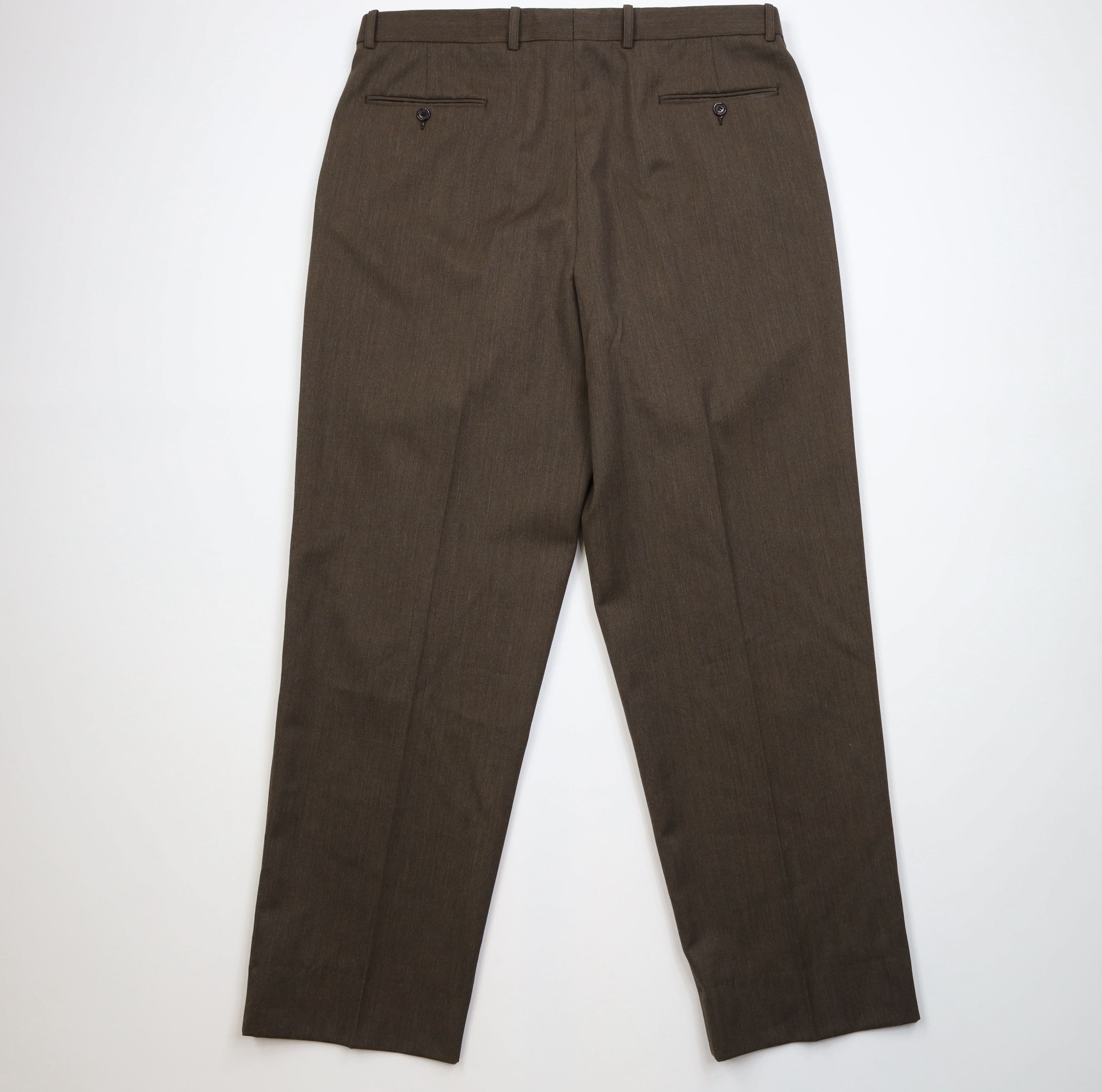 Vintage Vintage 90s Streetwear Wide Leg Chino Pants Heather Brown Size US 38 / EU 54 - 9 Thumbnail
