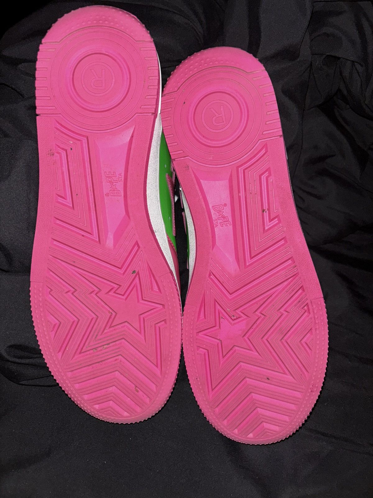 Bape Bapesta #1 M1 ‘Pink’ Size US 12 / EU 45 - 5 Thumbnail