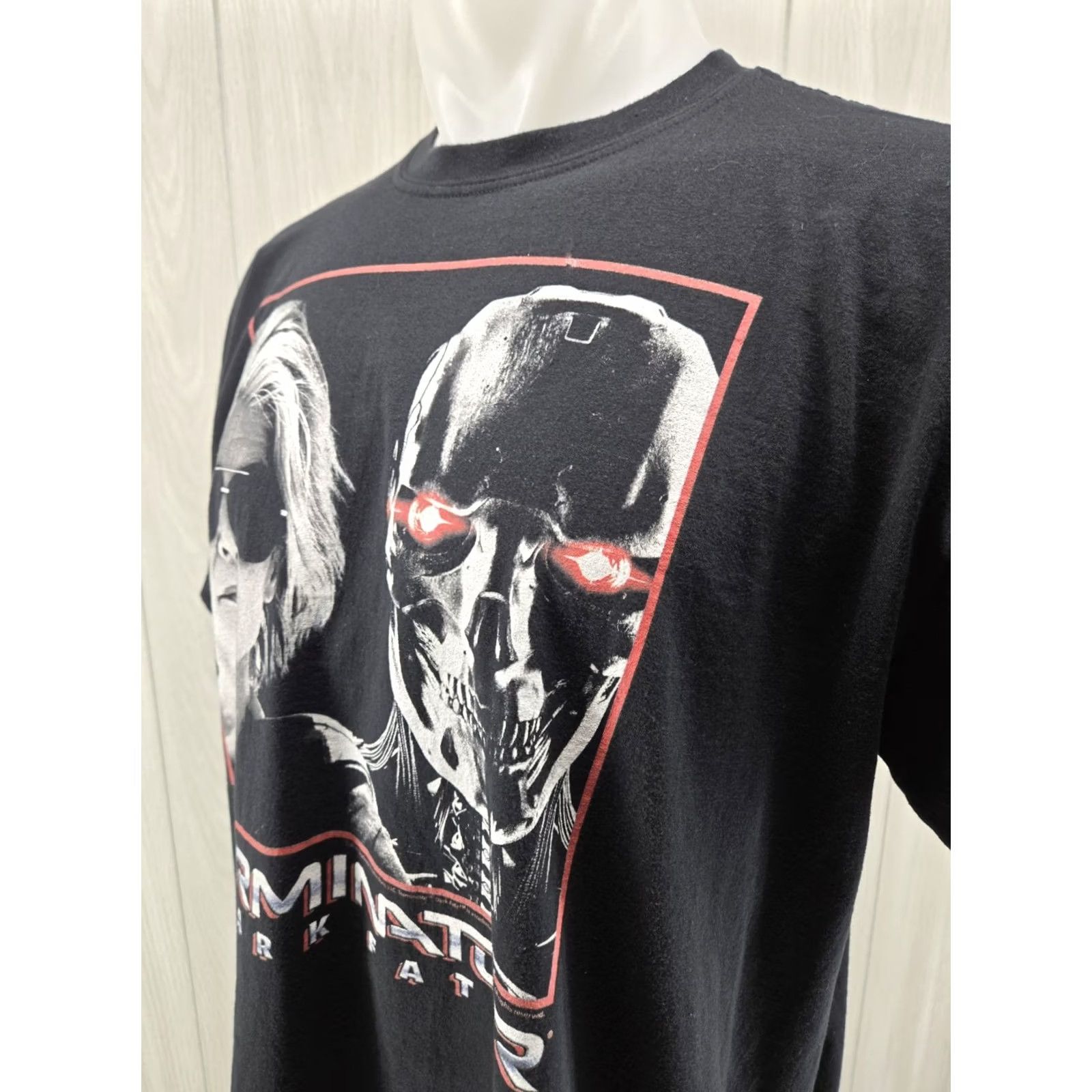 Gildan Terminator Dark Fate Sarah And Rev9 T-Shirt 2XL Men Multicolor Graphic Tee Short Sleeve Crew Neck Cotton Gildan Modern Era 2019s Size US XXL / EU 58 / 5 - 6 Thumbnail