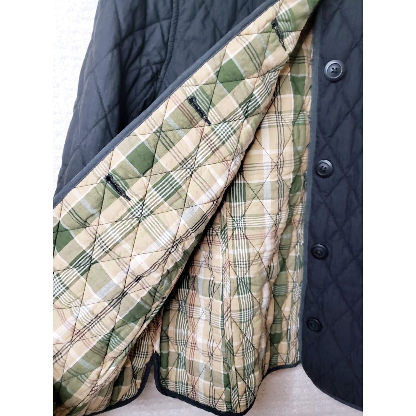 Vintage VINTAGE L.L.Bean Women's M Petite Black Quilted Thermore Button Up Classic Jacket 0BDA1 Size M / US 6-8 / IT 42-44 - 6 Thumbnail