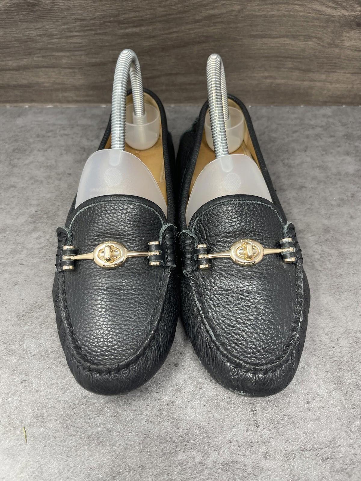 Coach Coach Shoes Womens Size 8 Arlene Driver Black Leather Size US 8 / IT 38 - 3 Thumbnail