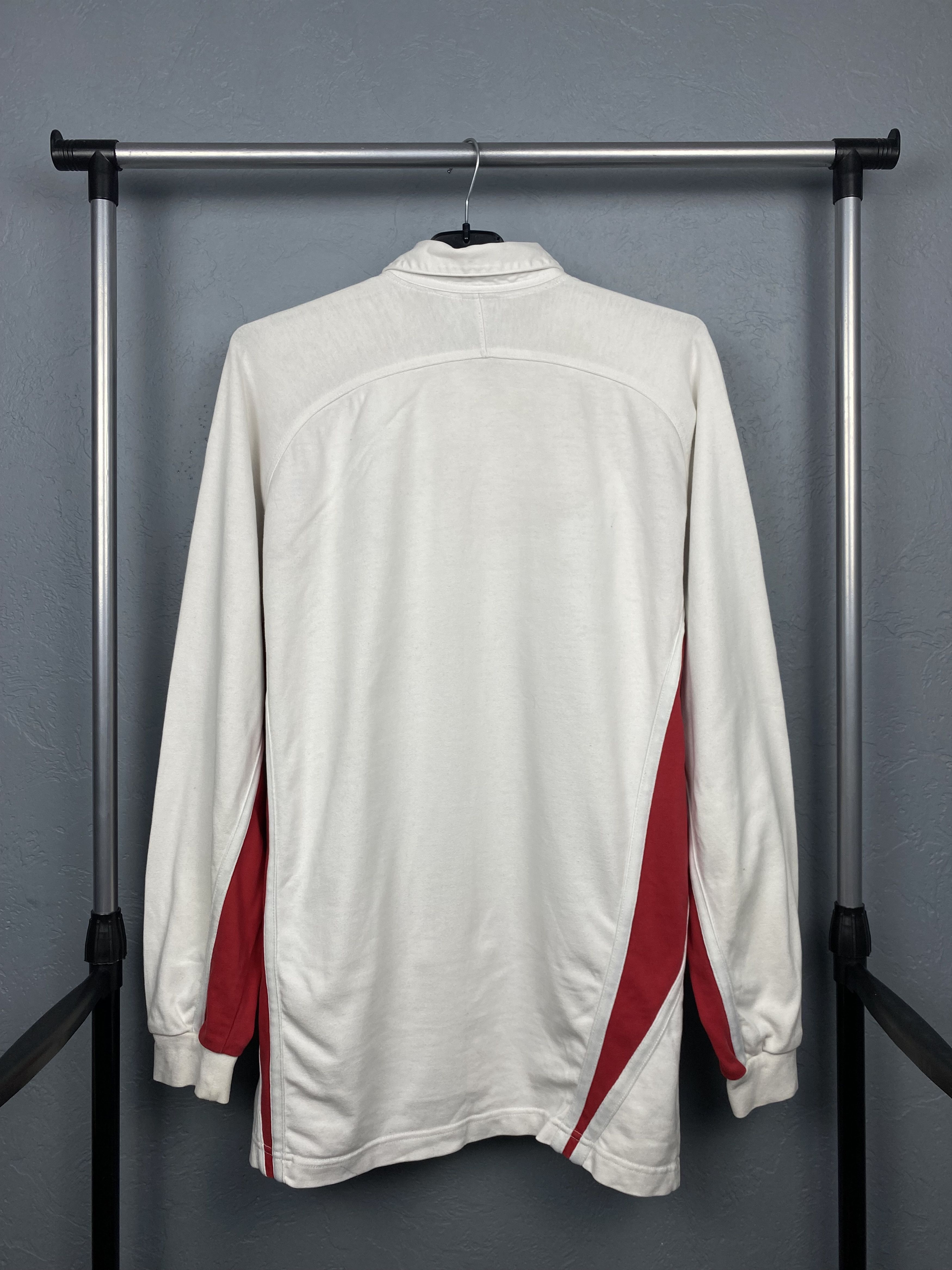 Nike Nike O2 Vintage Rugby Long Sleeve Polo Shirt Y2K Swoosh Size US L / EU 52-54 / 3 - 6 Thumbnail