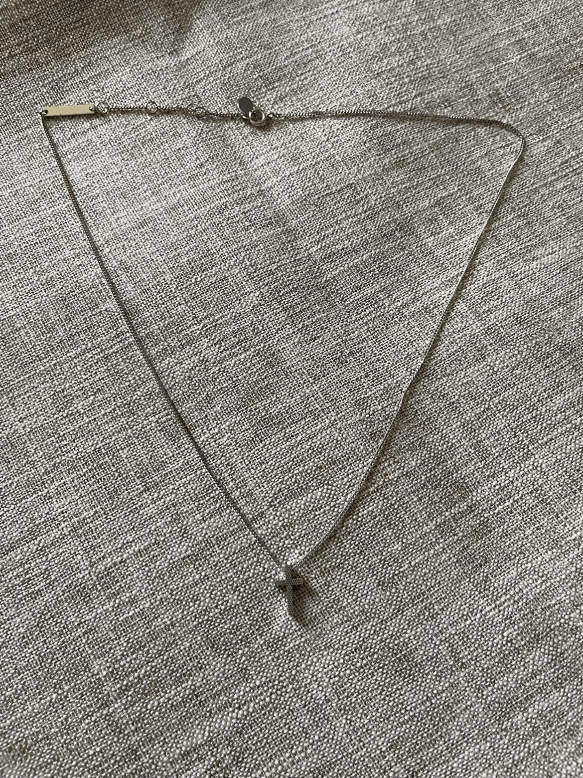 Dior Cross Necklace Dior Red Rhinestone Cross Logo Choker