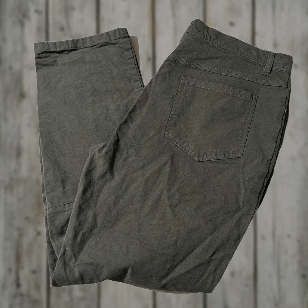 Vintage Free Fly Pants Dress Pants Bamboo Stretch Men 34x30 Green Dark Green 34 Regular Men’s Size US 34 / EU 50 - 1 Thumbnail