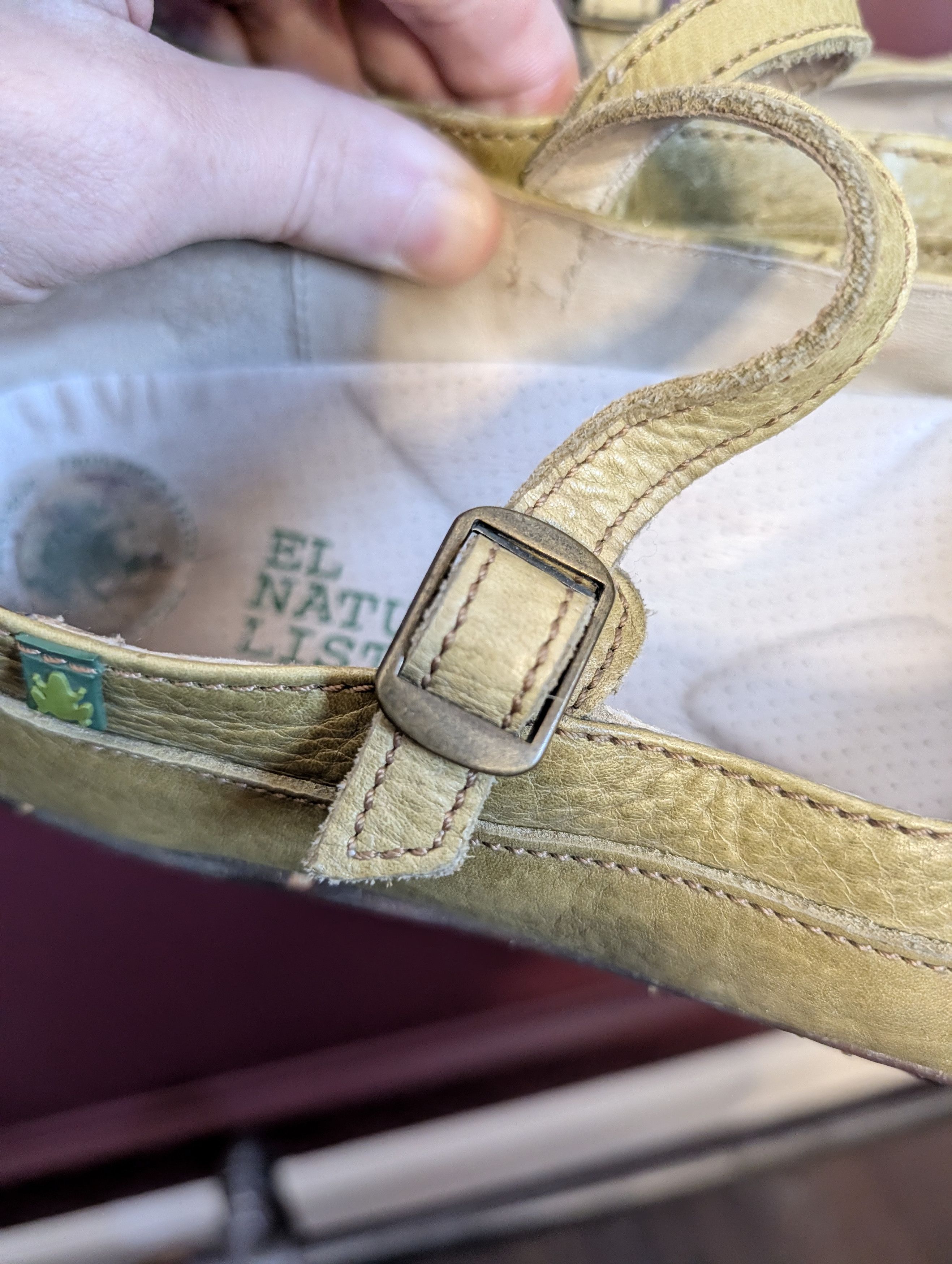 Other EL NATURALISTA Green leather frog Mary Janes 42 Size US 11.5 / IT 41.5 - 5 Thumbnail