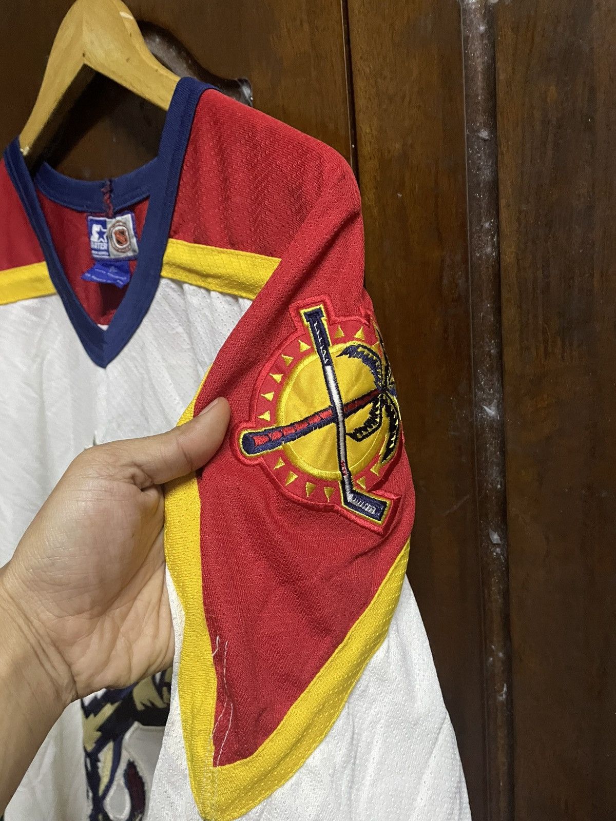 Vintage Vintage Florida Panthers Starter NHL Hockey Jersey 90s White Size US XXL / EU 58 / 5 - 7 Thumbnail