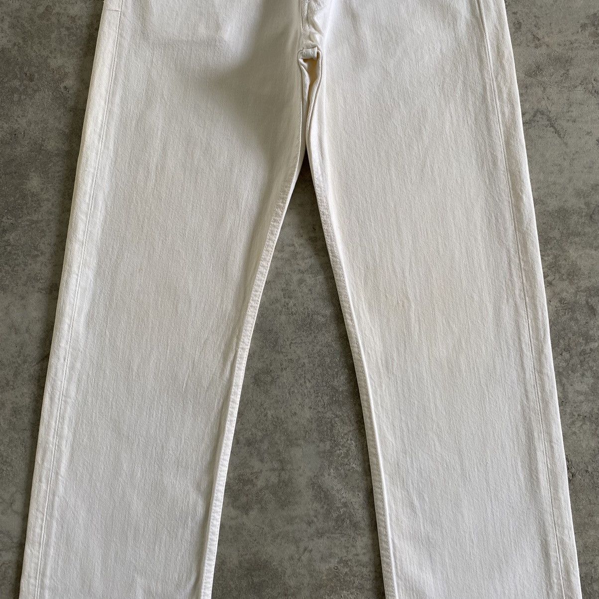 Levi's Size 30x34 Vintage 2004 Levi’s 501 Off White Denim Jeans Size US 30 / EU 46 - 4 Thumbnail