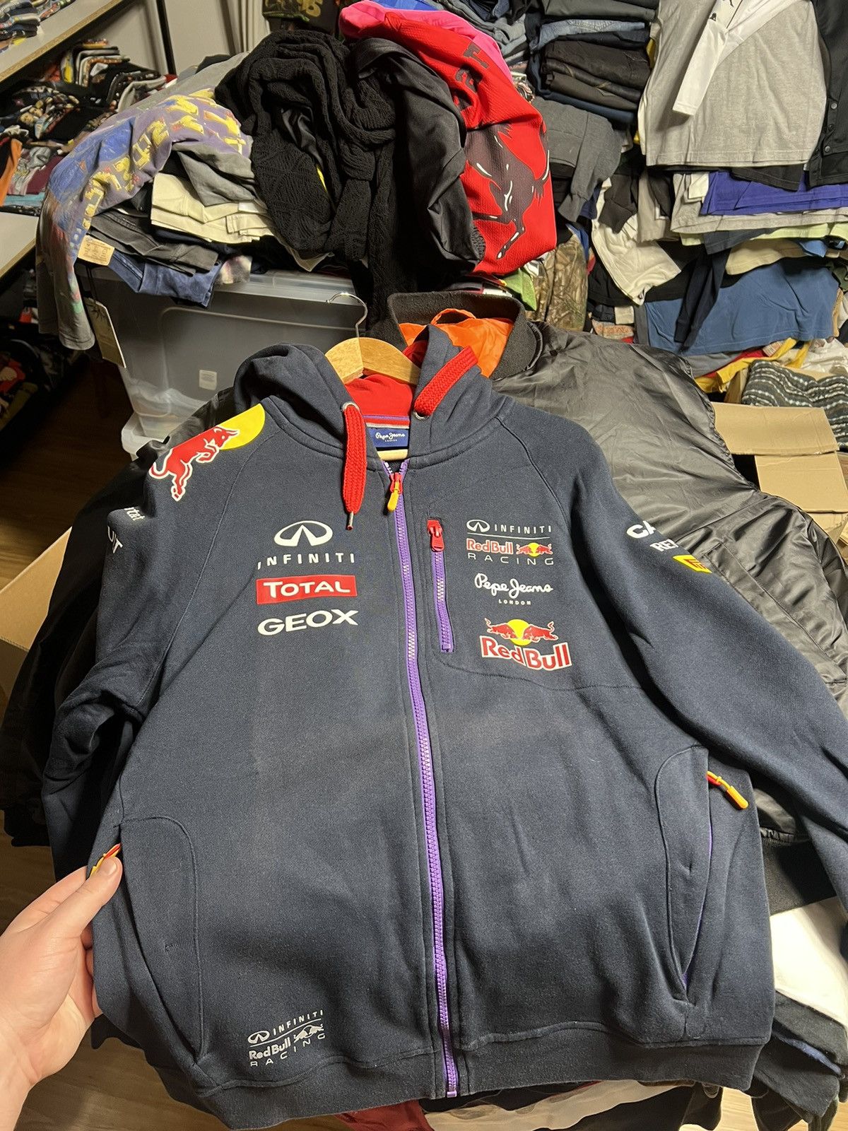Pepe Jeans Pepe Jeans Red Bull Infiniti Racing Formula 1 hoodie Size US M / EU 48-50 / 2 - 23 Thumbnail