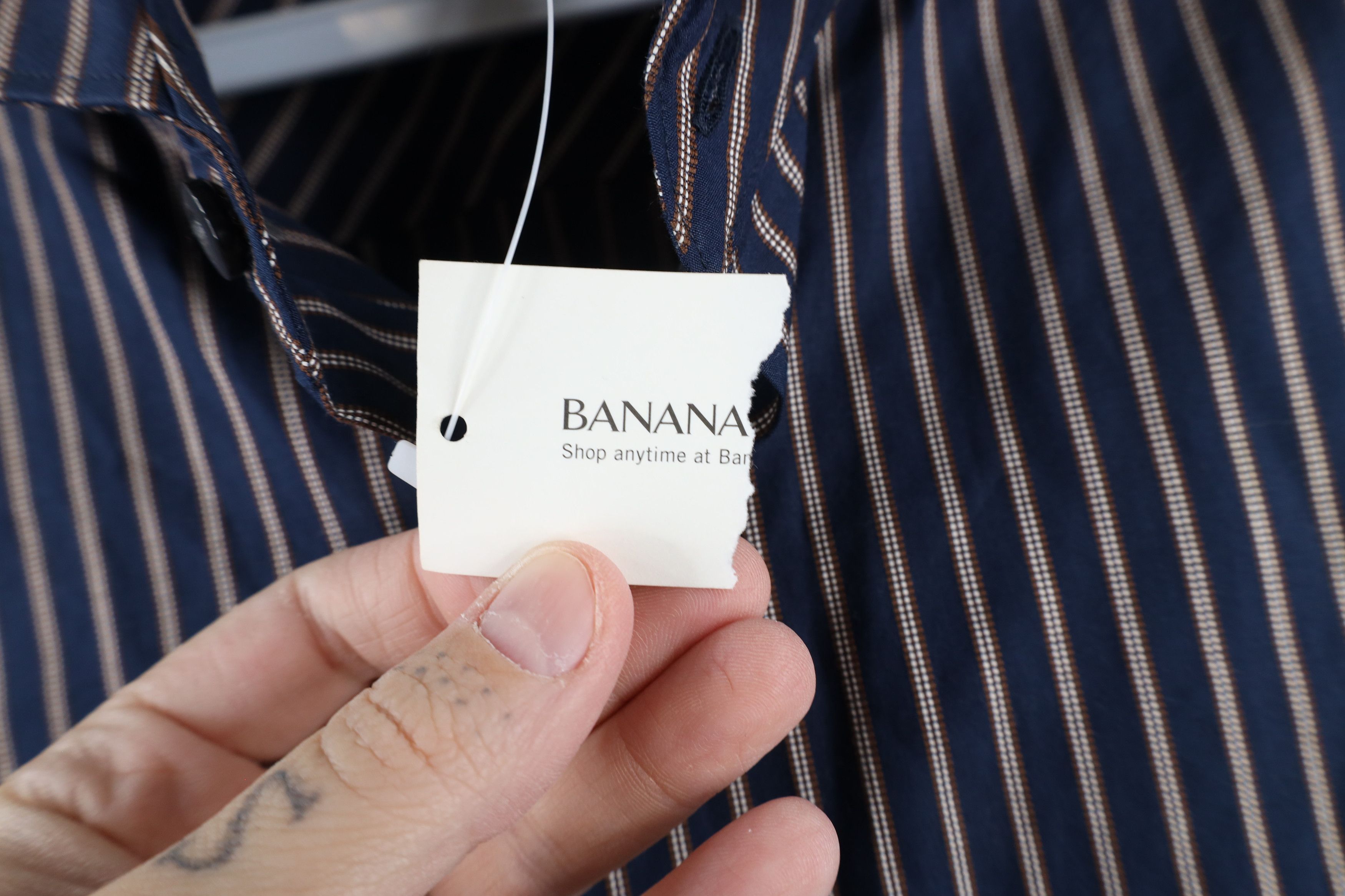 Banana Republic × Vintage Deadstock Vintage Y2K 2008 Banana Republic Button Shirt Size US S / EU 44-46 / 1 - 5 Thumbnail