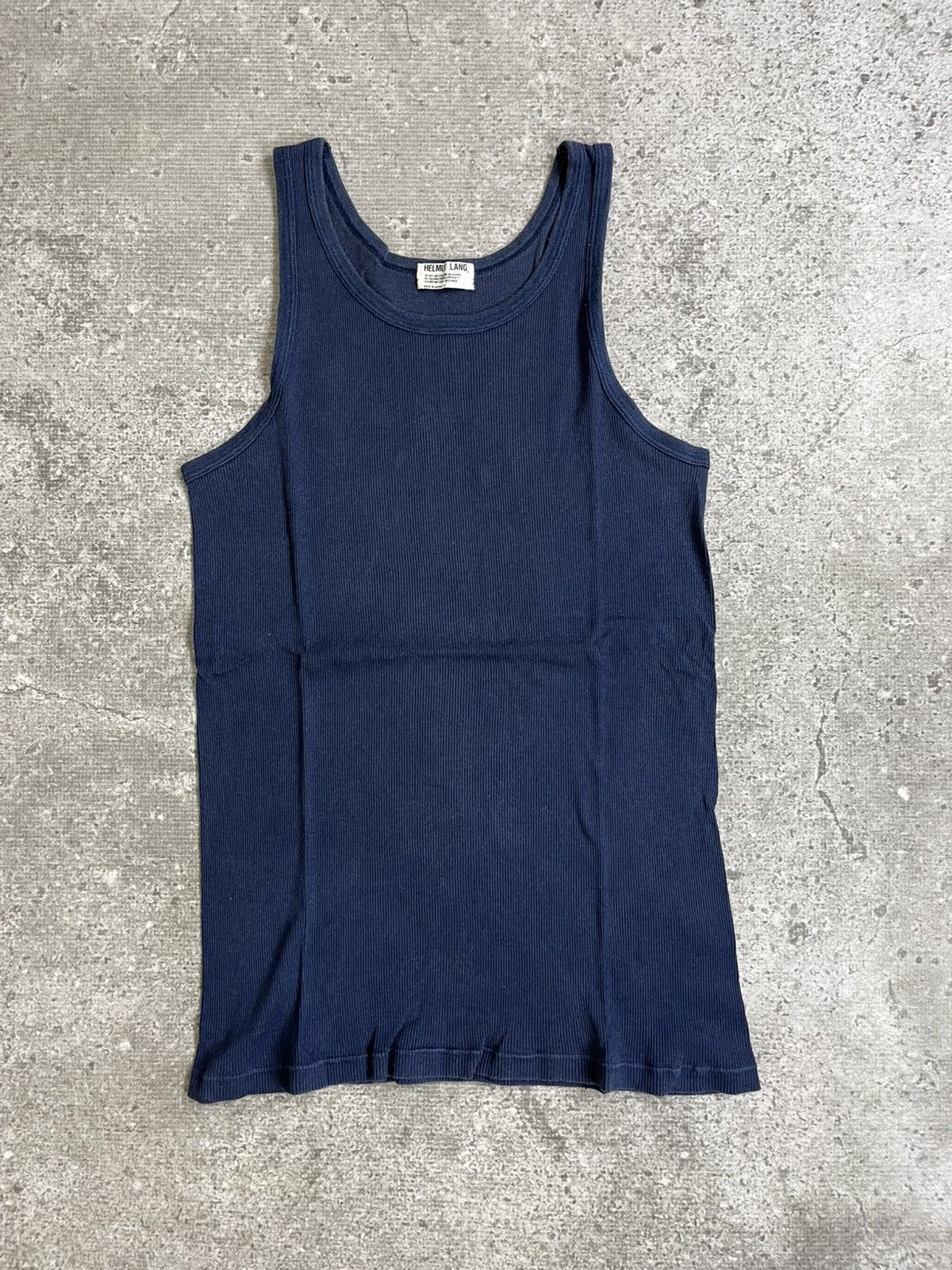 Helmut Lang × Vintage Helmut Lang 1997 backstage Union Jack tank