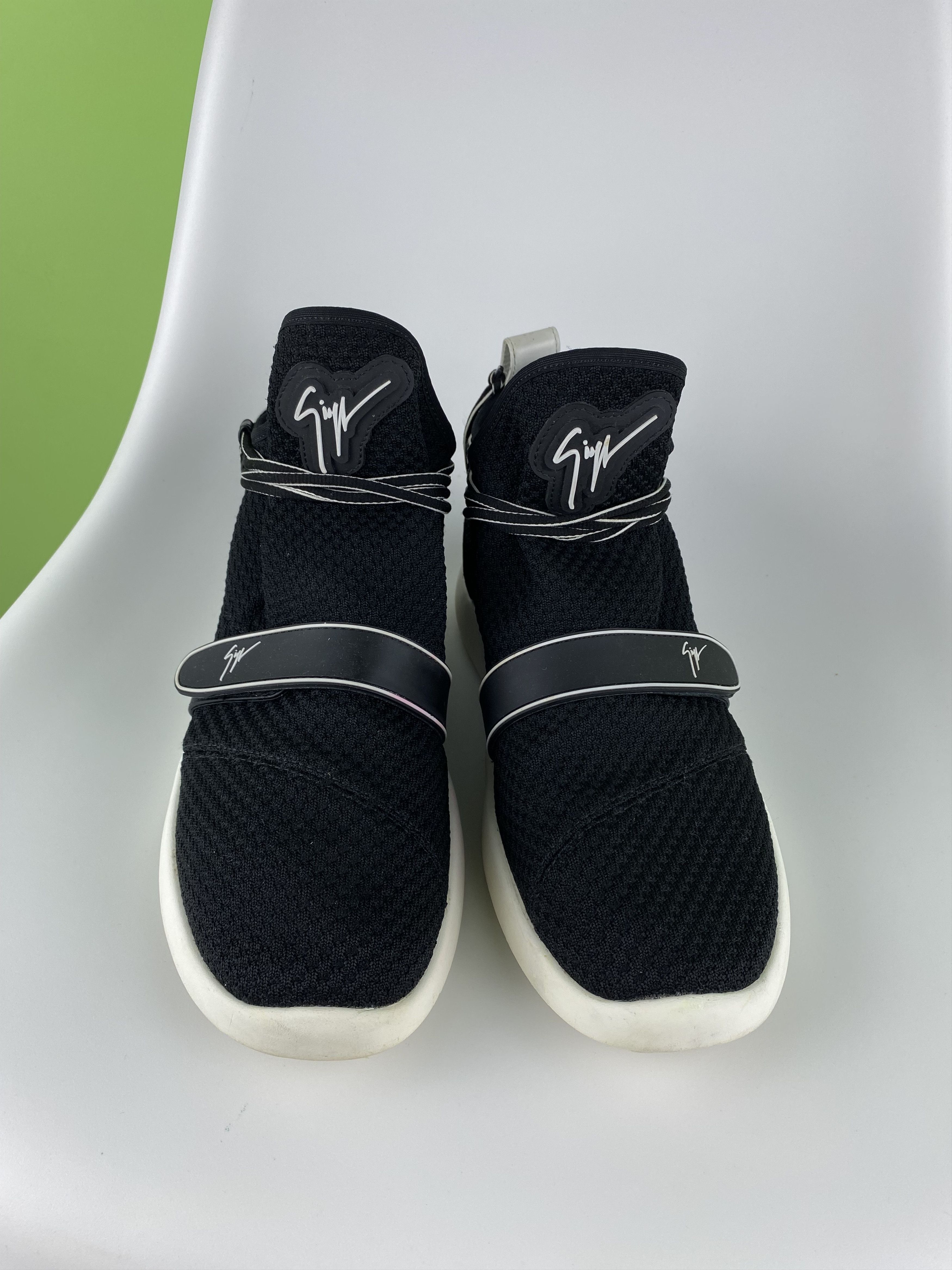 Giuseppe Zanotti Giuseppe Zanotti Hayden Men’s Mid Top Sneakers Black size 43 Size US 10 / EU 43 - 8 Thumbnail