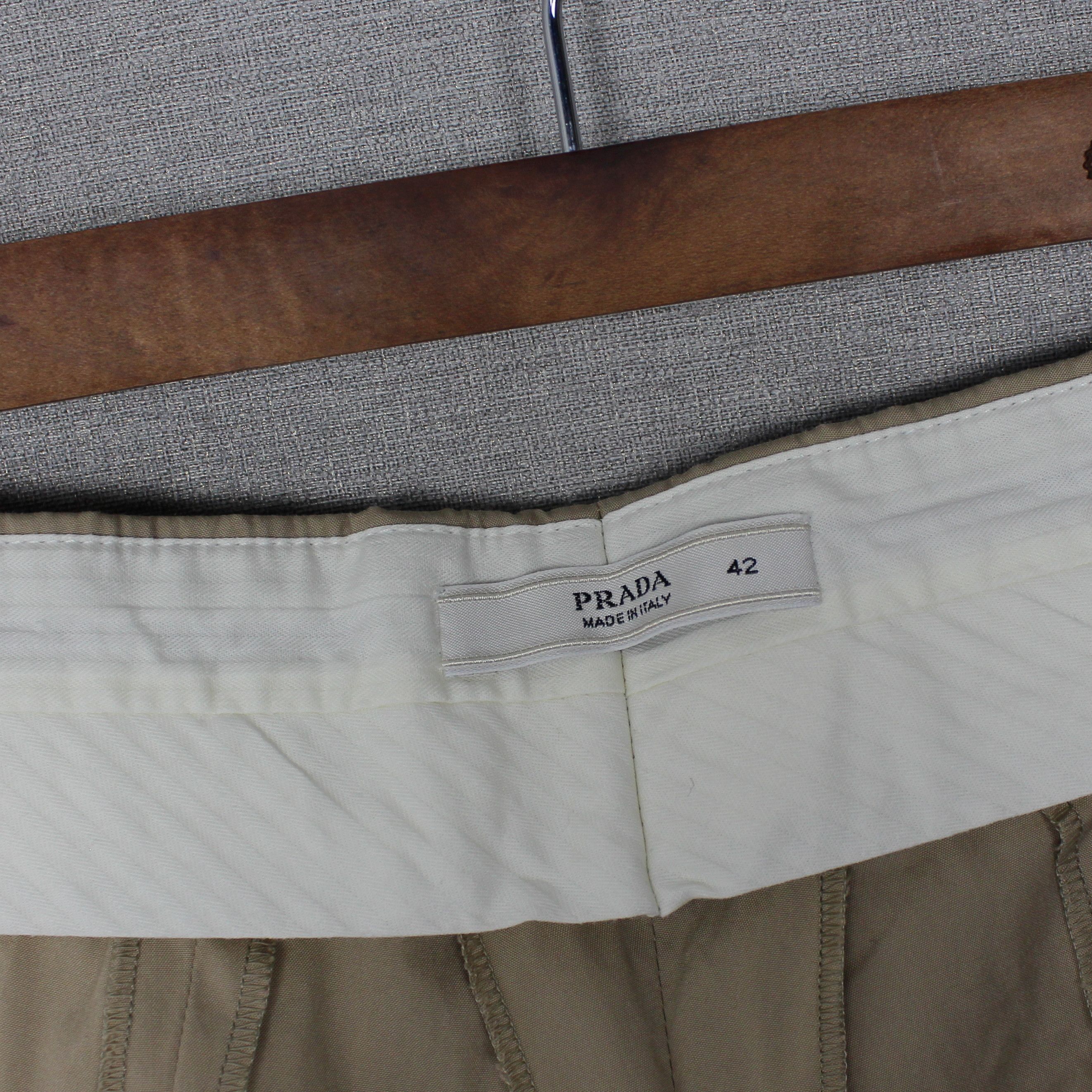 Prada Prada Milano Womens Nylon Trousers Pants Size 28" / US 6 / IT 42 - 10 Thumbnail