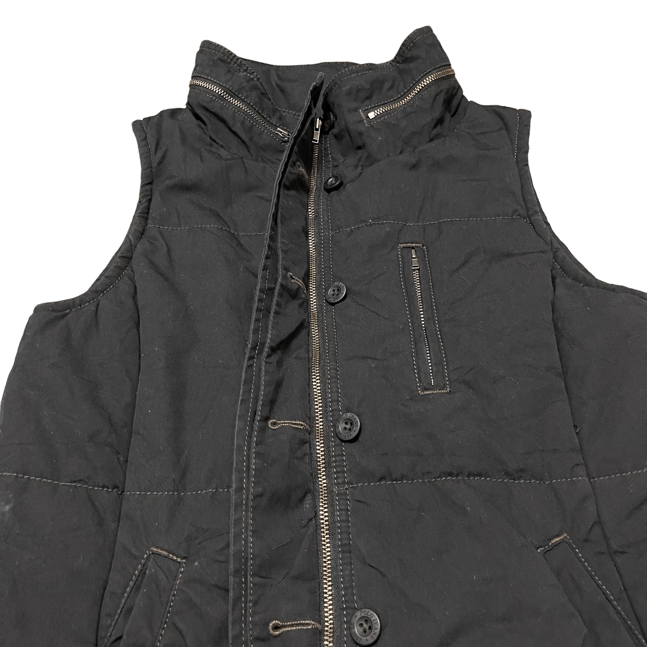Polo Ralph Lauren Vintage Polo Jeans Ralph Lauren Vest Hidden Hood Size US S / EU 44-46 / 1 - 4 Thumbnail