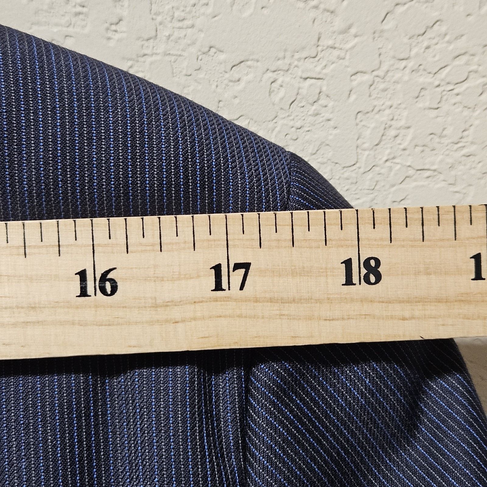 Michael Kors Michael Kors Madison Suit Peak Lapel Micro Stripe Black Set Size 38S - 14 Thumbnail