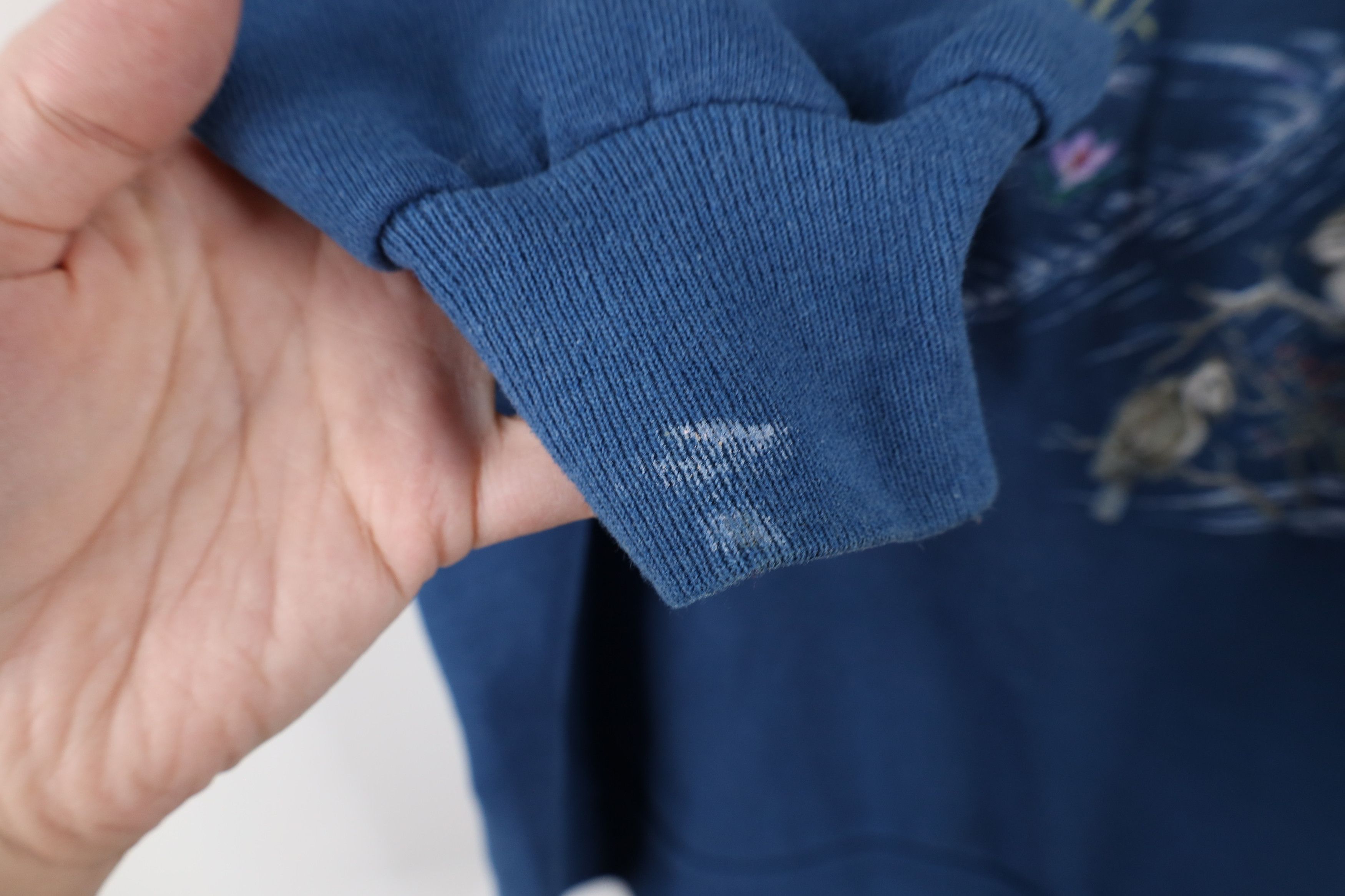 Vintage Vintage 90s Country Primitive Farmhouse Sweatshirt USA Size L / US 10 / IT 46 - 9 Thumbnail