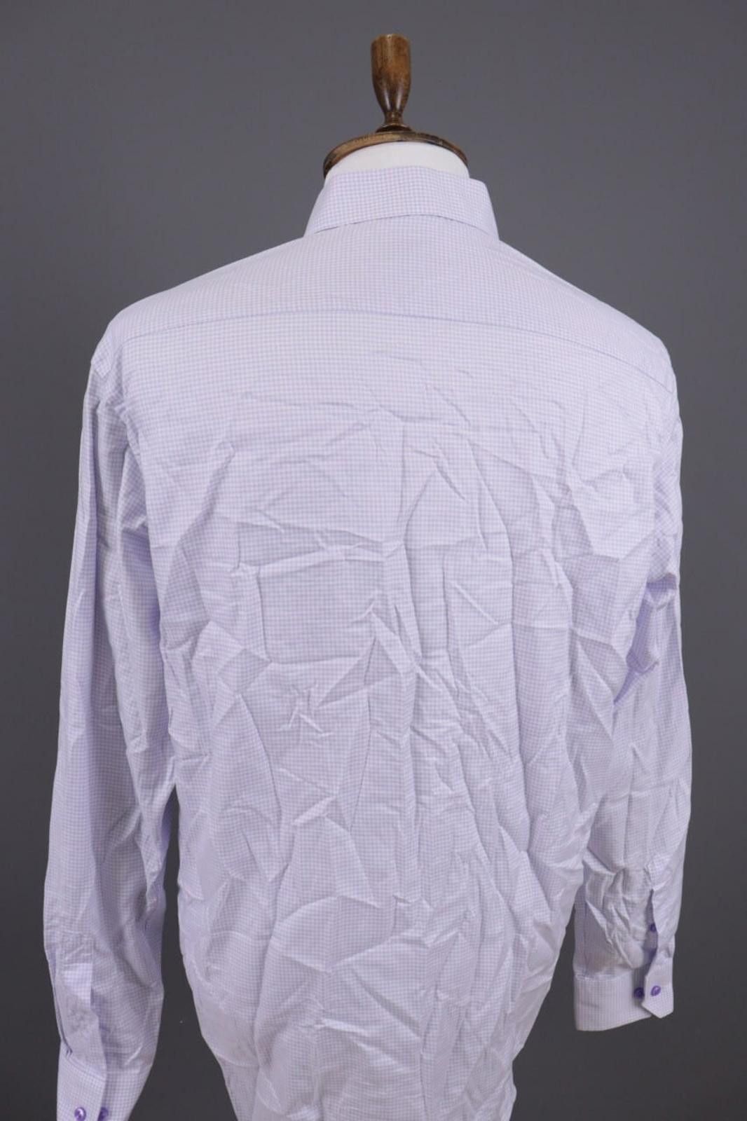 Eton Eton Contemporary Fit BLue Check Twill Shirt Sz 43 / 17 Size US M / EU 48-50 / 2 - 11 Thumbnail