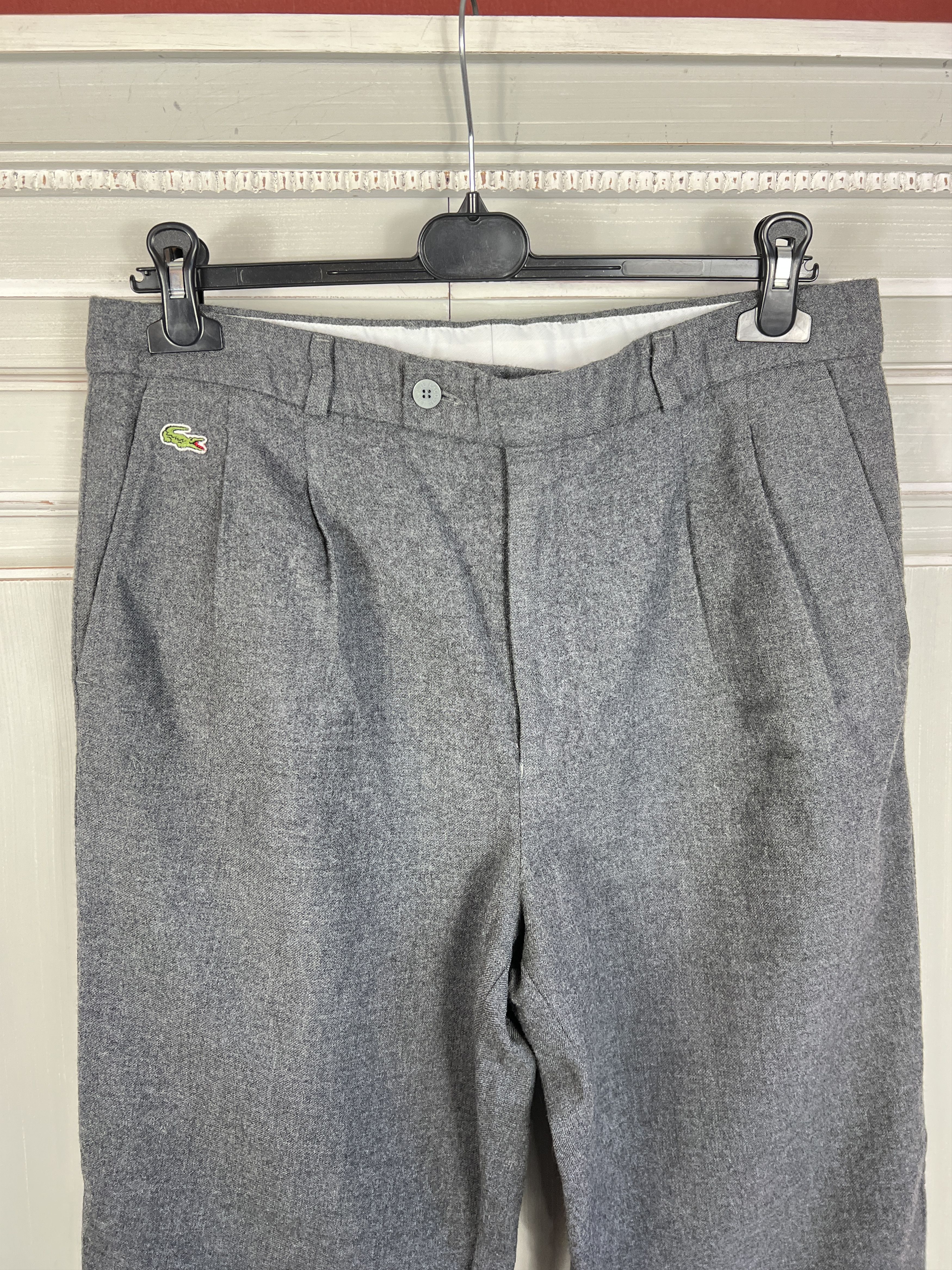 Lacoste 90S LACOSTE CHEMISE WOOL PANTS Size US 34 / EU 50 - 6 Thumbnail