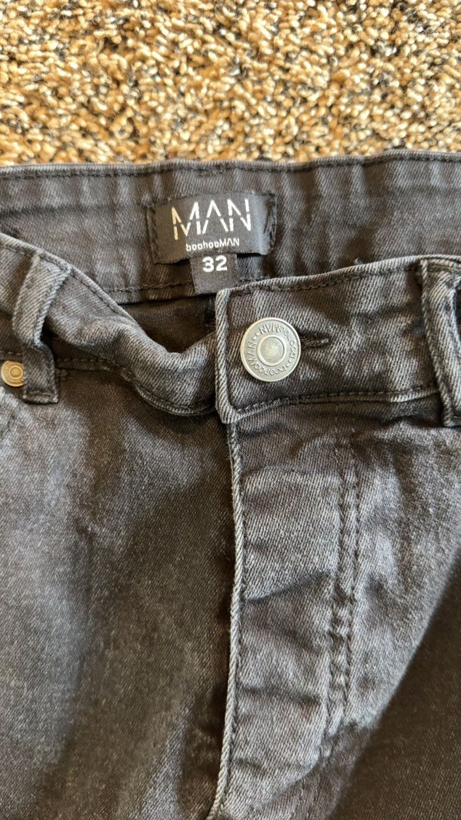 Boohoo Boohoo MAN Ripped Jeans Size US 32 / EU 48 - 2 Thumbnail
