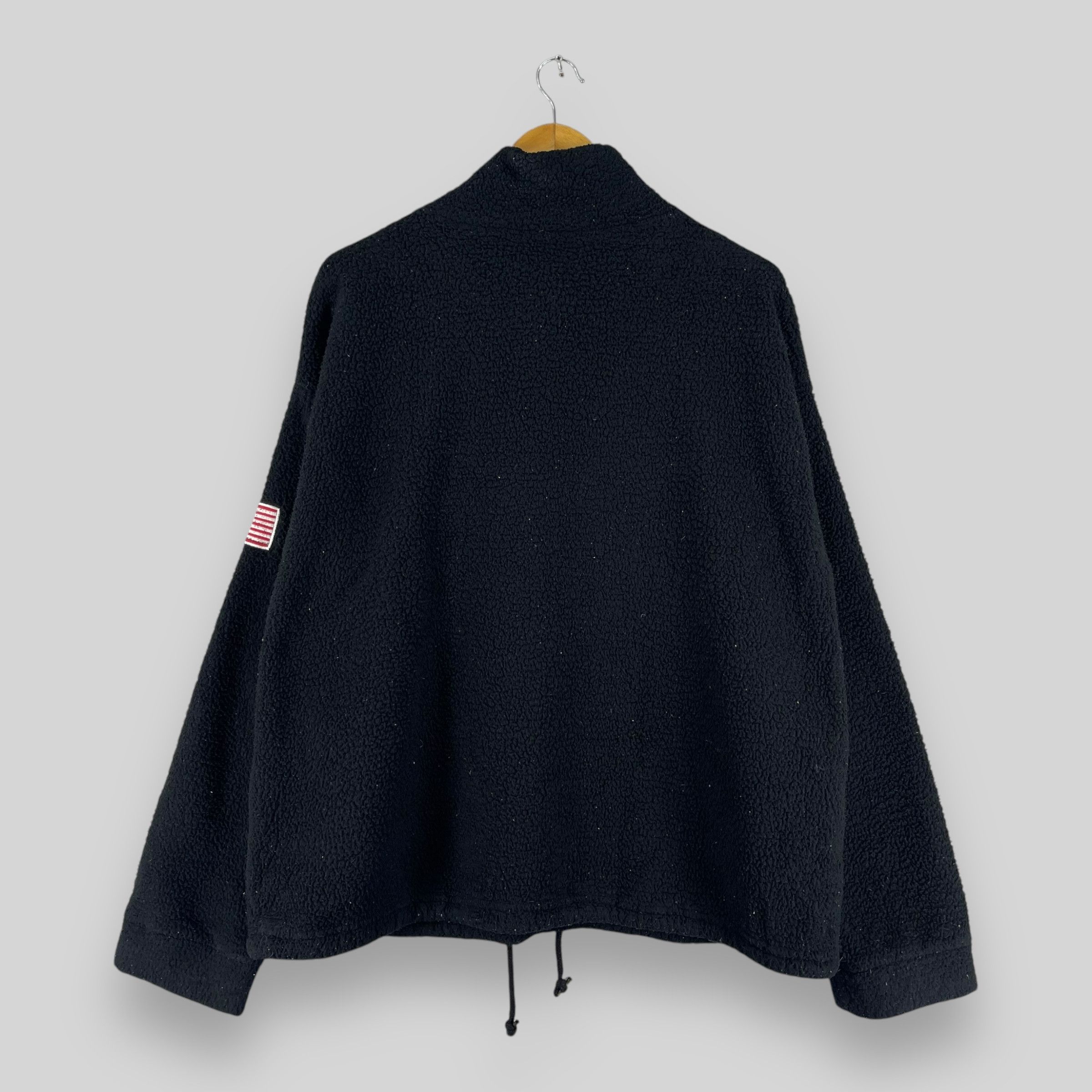 Vintage Vintage 90's USA Spellout Embroidery Sherpa Fleece Jacket Size US L / EU 52-54 / 3 - 7 Thumbnail