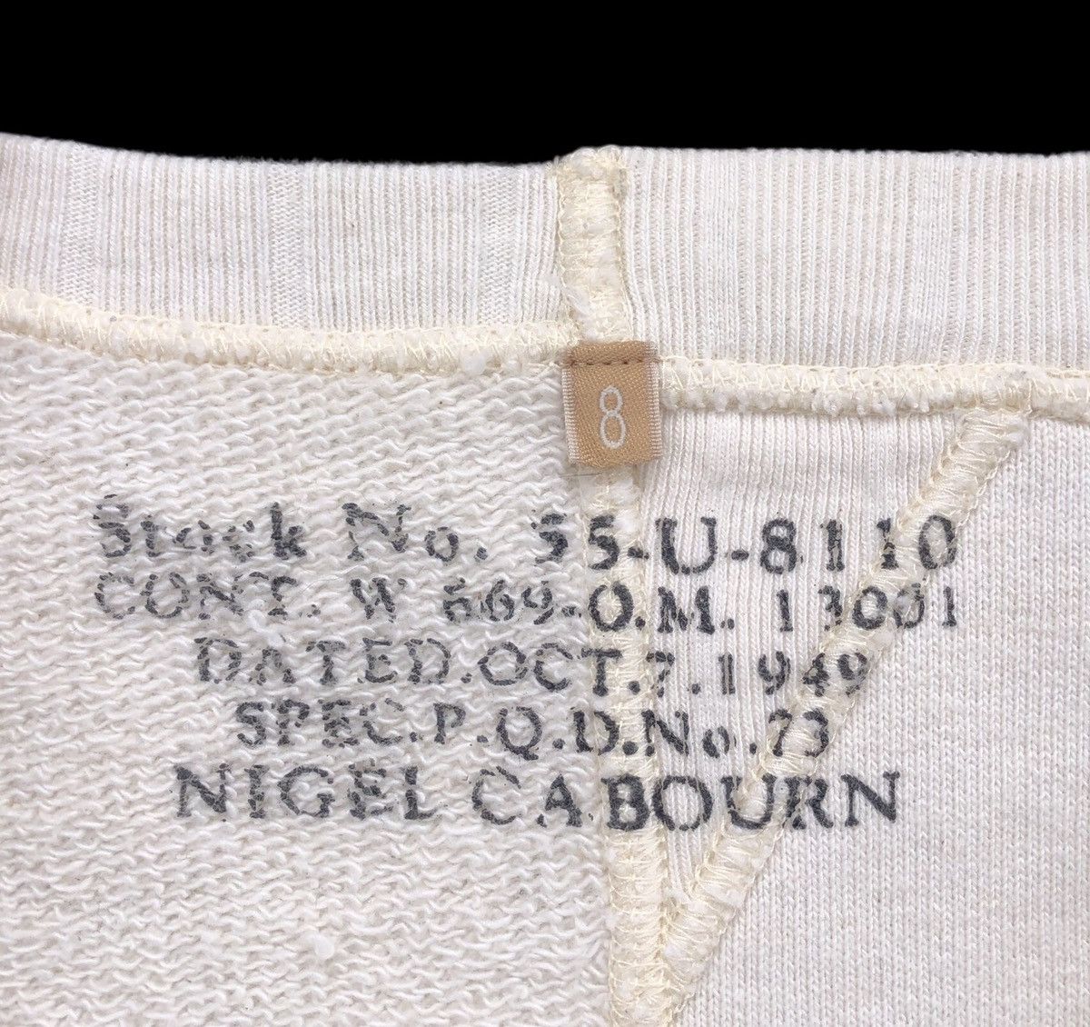 Nigel Cabourn Nigel Cabourn Army Crew Jersey Mix Sweatshirt Size US S / EU 44-46 / 1 - 14 Thumbnail