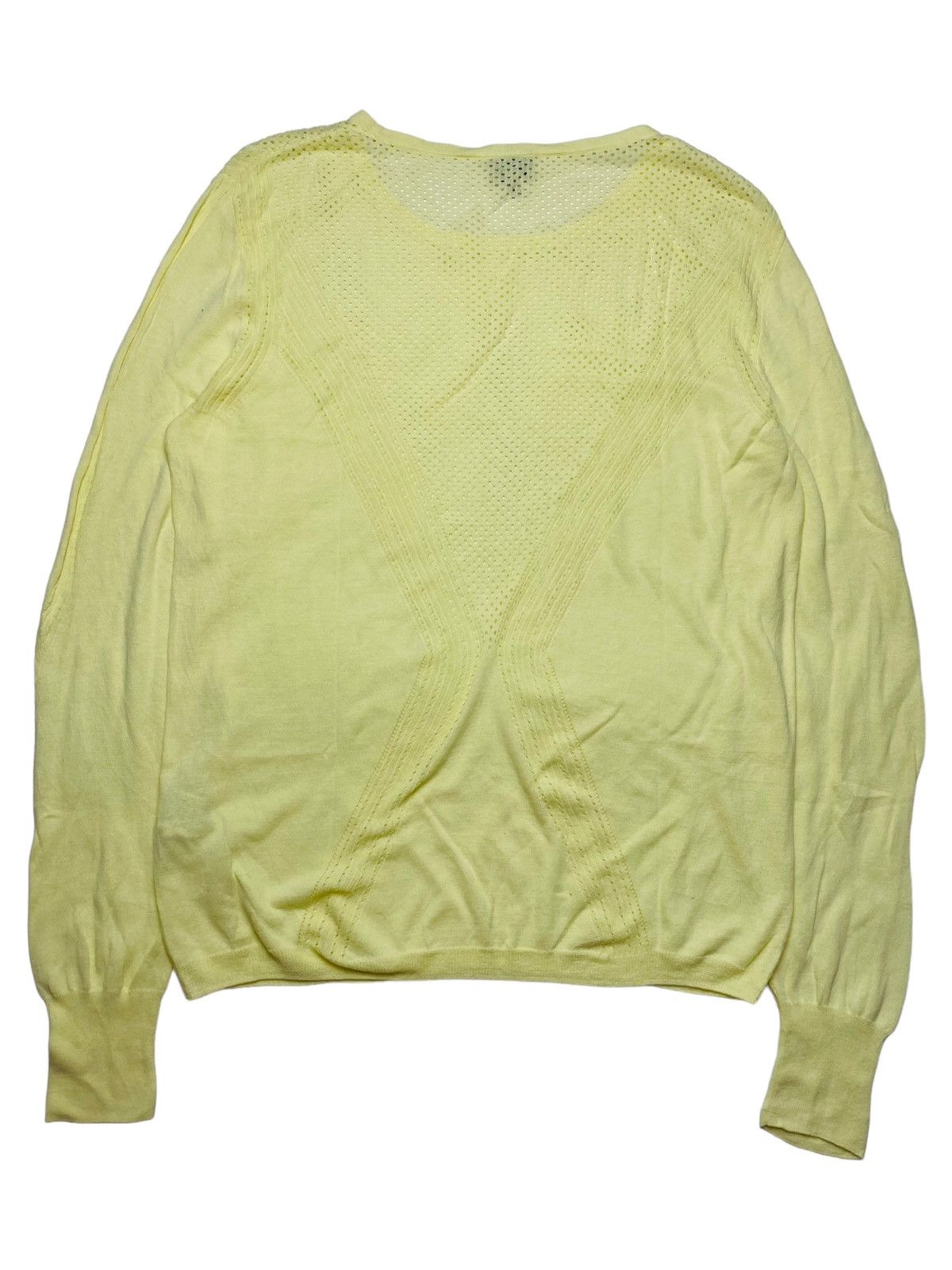 Designer × Hysteric Glamour × Japanese Brand 2000s Adolfo Dominguez - Cyber Fish Net Top Size L / US 10 / IT 46 - 2 Thumbnail