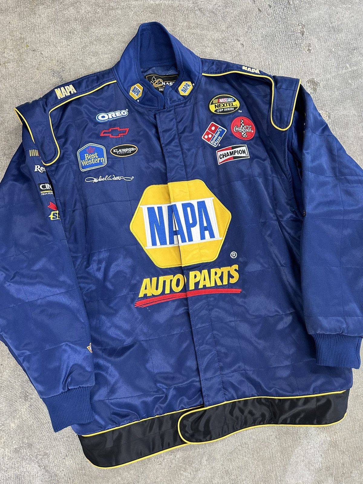Chase Authentics × NASCAR × Vintage Vintage Y2K 00s Chase Napa Auto Parts NASCAR Jacket XXL Size US XXL / EU 58 / 5 - 3 Thumbnail