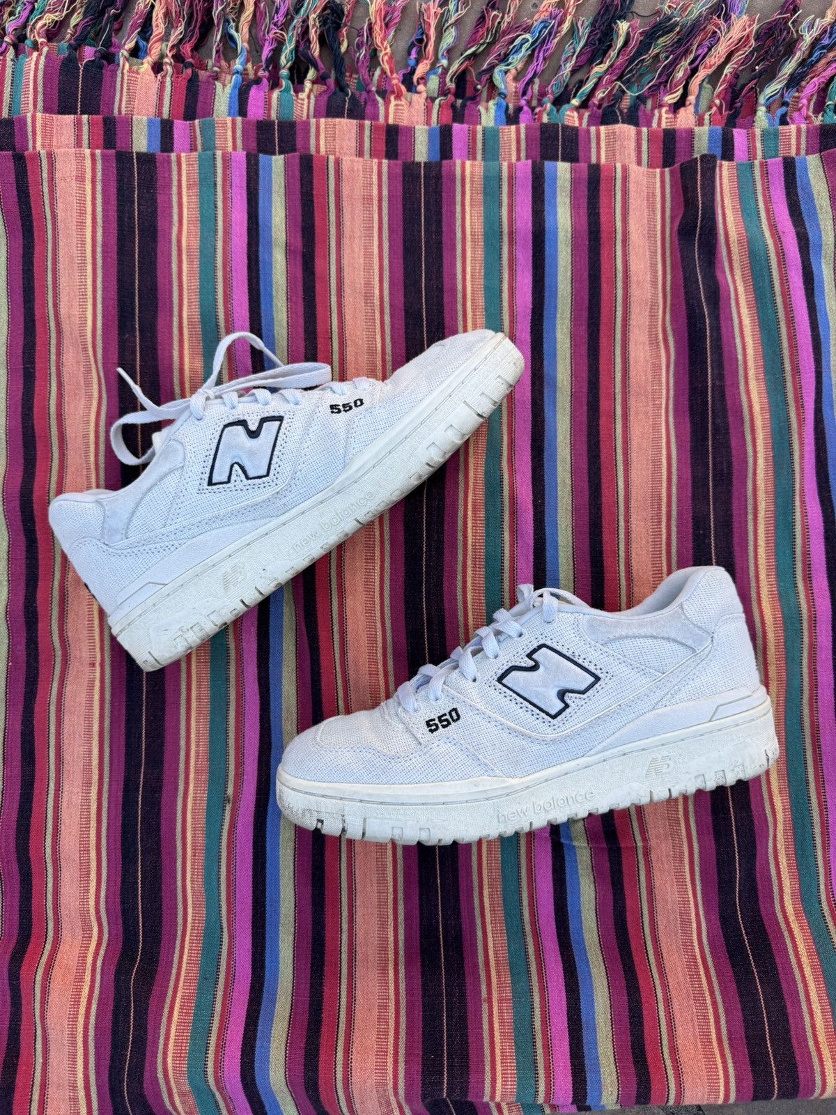 New Balance New Balance 550 Hemp Pack - Sea Salt SZ6.5 Size US 6.5 / EU 39-40 - 1 Thumbnail