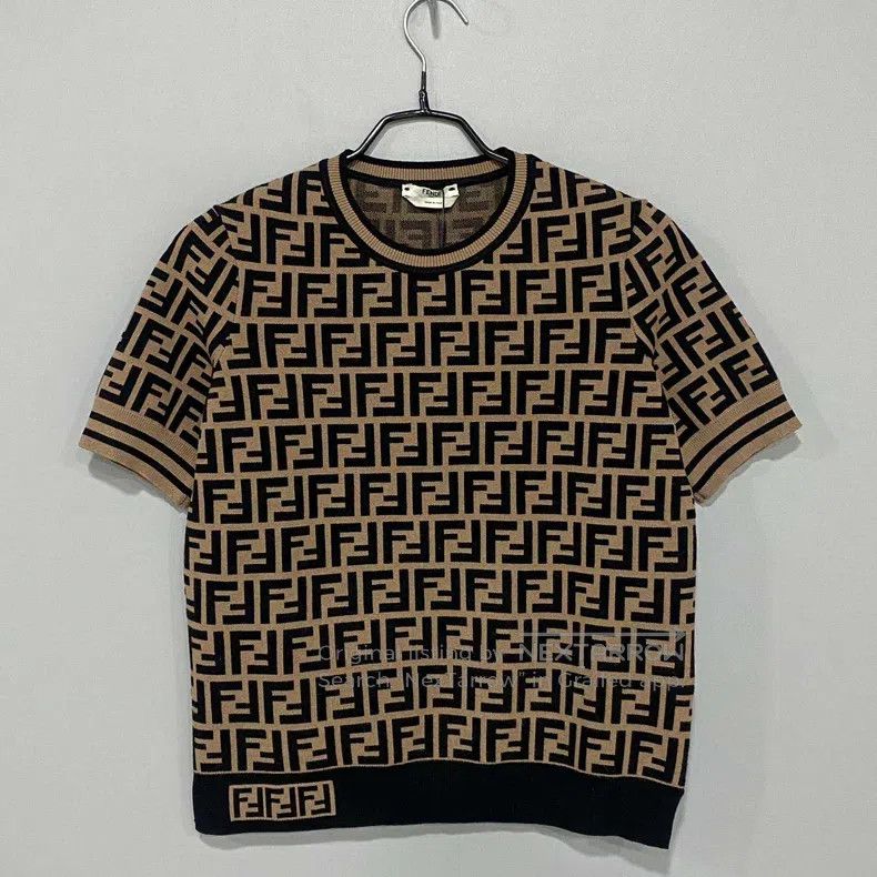 Fendi Fendi Fully Printed Double F Vintage Logo Short Sleeve Size XS / US 0-2 / IT 36-38 - 1 Thumbnail