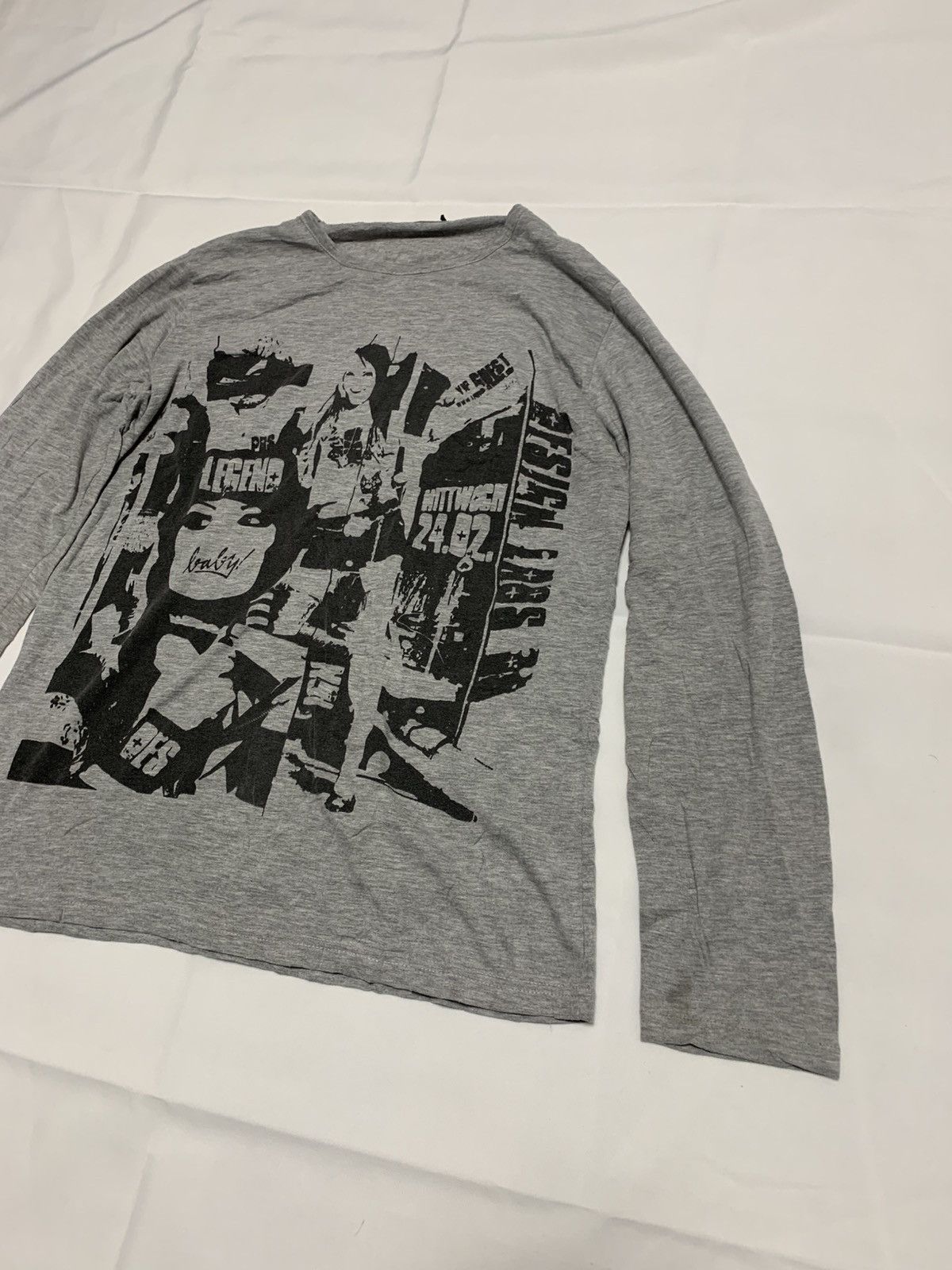 If Six Was Nine × Japanese Brand × Le Grande Bleu (L.G.B.) Vintage gothic longsleeve, punk, new rock, rock, y2k style Size L / US 10 / IT 46 - 3 Thumbnail