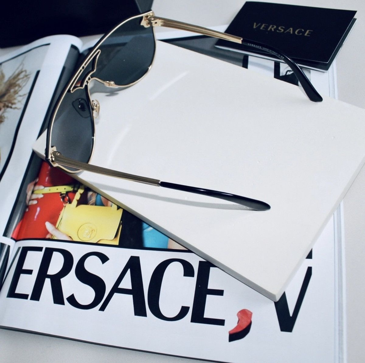 Versace VERSACE Pilot Sunglasses Size ONE SIZE - 3 Thumbnail
