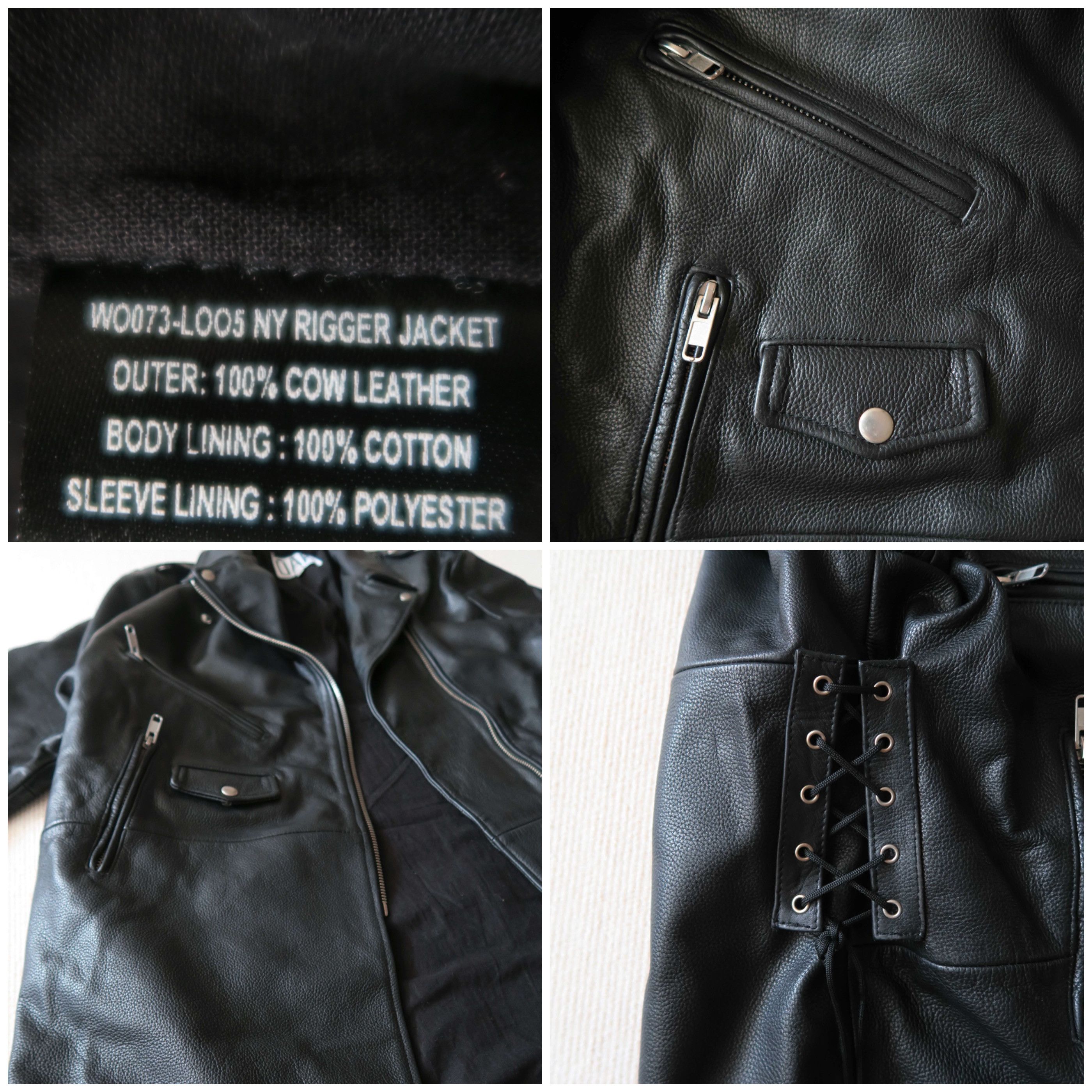 OAK Oak NYC Biker Rigger Long Leather Jacket Size US L / EU 52-54 / 3 - 8 Thumbnail