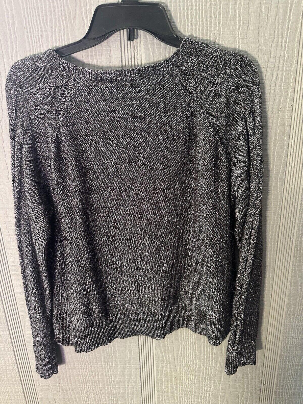 Hysteric Glamour Women's Medium Sweater Glam Waist Length Grunge goth Glitter Size M / US 6-8 / IT 42-44 - 5 Thumbnail