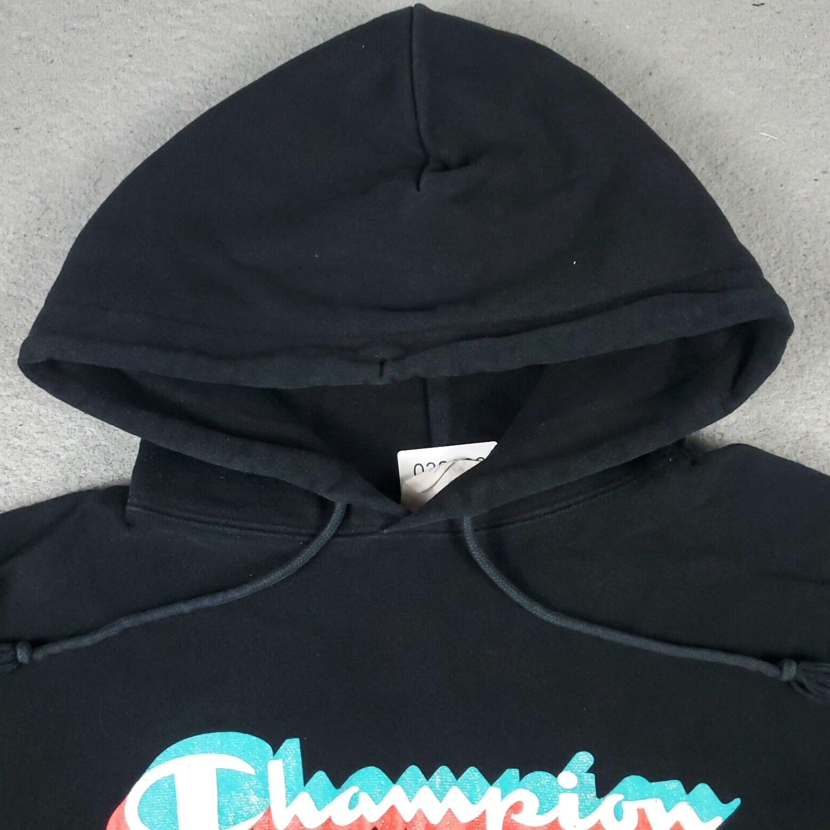 Champion Champion Hoodie Mens Medium Black Pullover Sweatshirt Fleece Long Sleeve Size US M / EU 48-50 / 2 - 3 Thumbnail