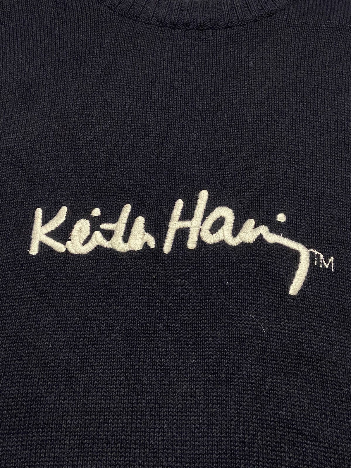 Keith Haring Keith Haring Embroidered Logo Knitted Sweater Size L / US 10 / IT 46 - 2 Thumbnail