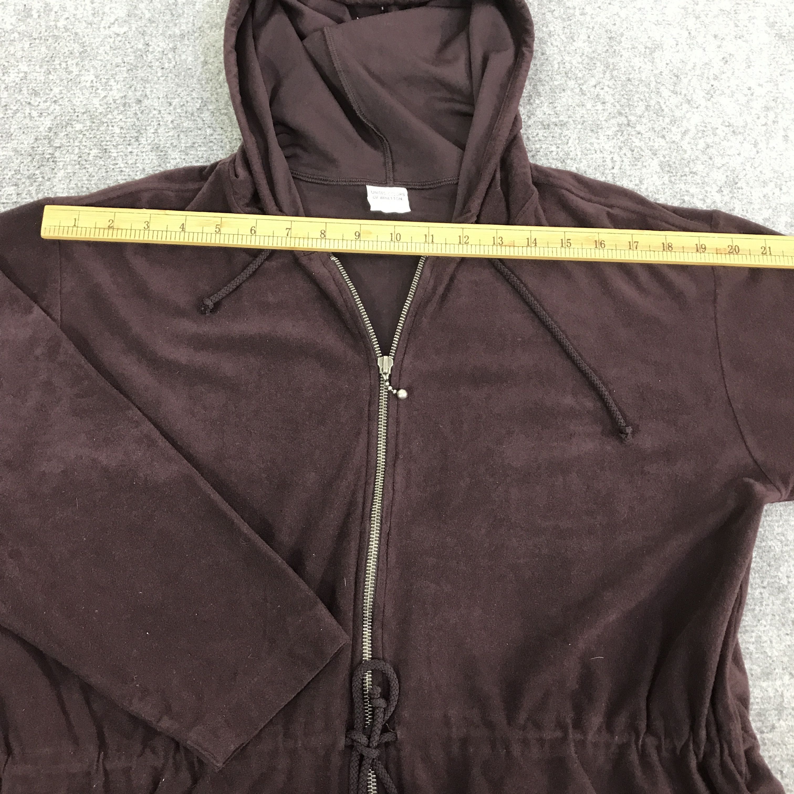 United Colors Of Benetton UNITED COLORS OF BENETTON DESIGN WOMAN HOODIE JACKET K104B5 Size US M / EU 48-50 / 2 - 6 Thumbnail