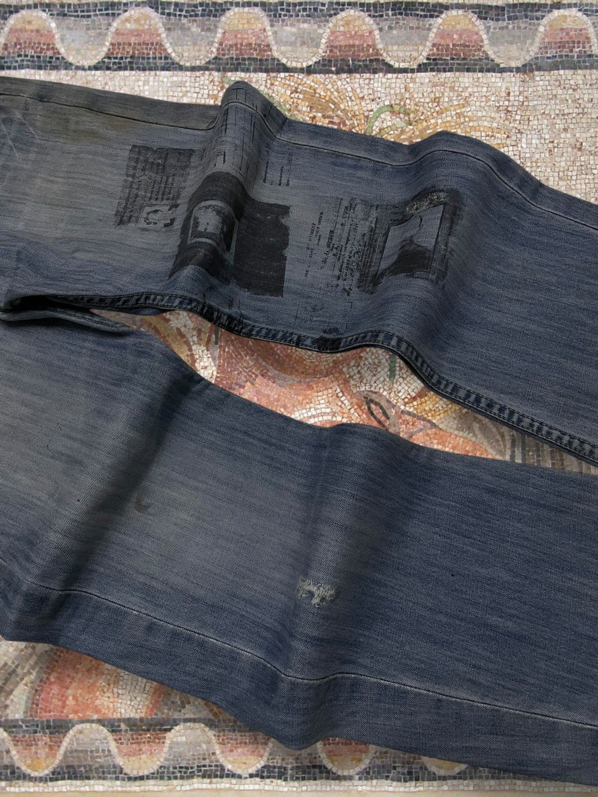 Japanese Brand Vintage 1990s OG Designer Japan Tough Serial Killer Denim Size US 34 / EU 50 - 6 Thumbnail
