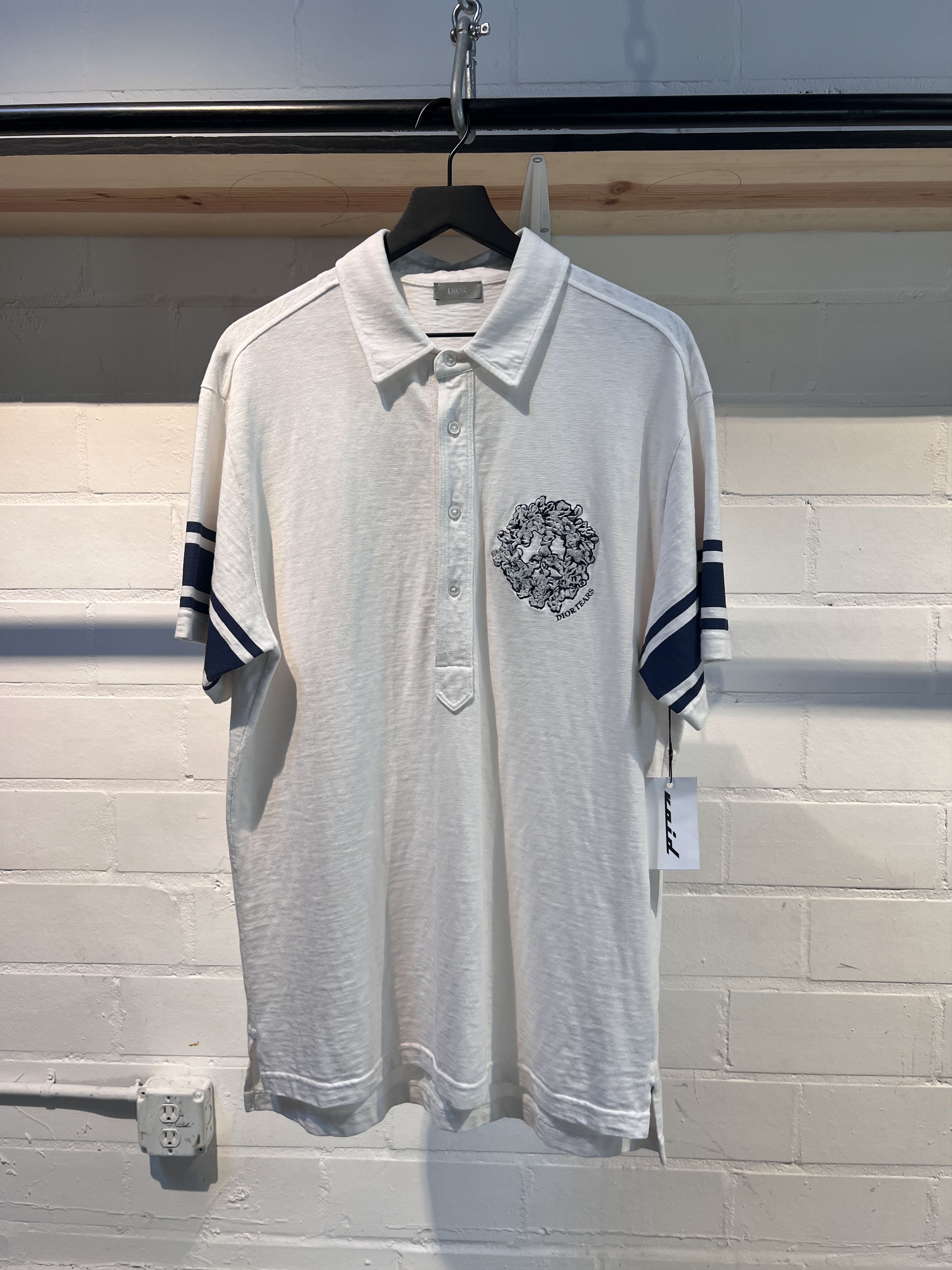 トップス STUSSY & DENIM TEARS PIQUE POLO XL 5,04fa5eb14dd584
