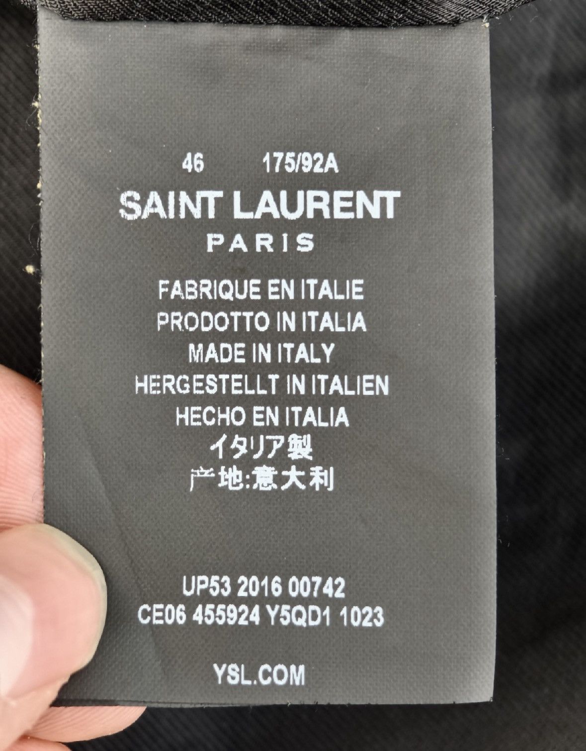 Saint Laurent Paris Saint Laurent 2016 Fringe Leather Jacket-2506 Size US S / EU 44-46 / 1 - 4 Thumbnail