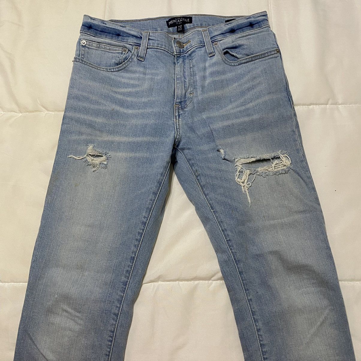 J.Crew J. Crew Vintage Wash Distressed Denim Jeans Size US 30 / EU 46 - 3 Thumbnail