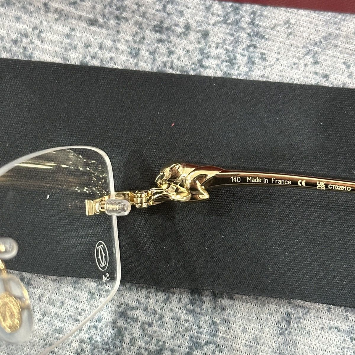 Cartier CARTIER CT0281O 001 EYEGLASSES Size ONE SIZE - 11 Thumbnail