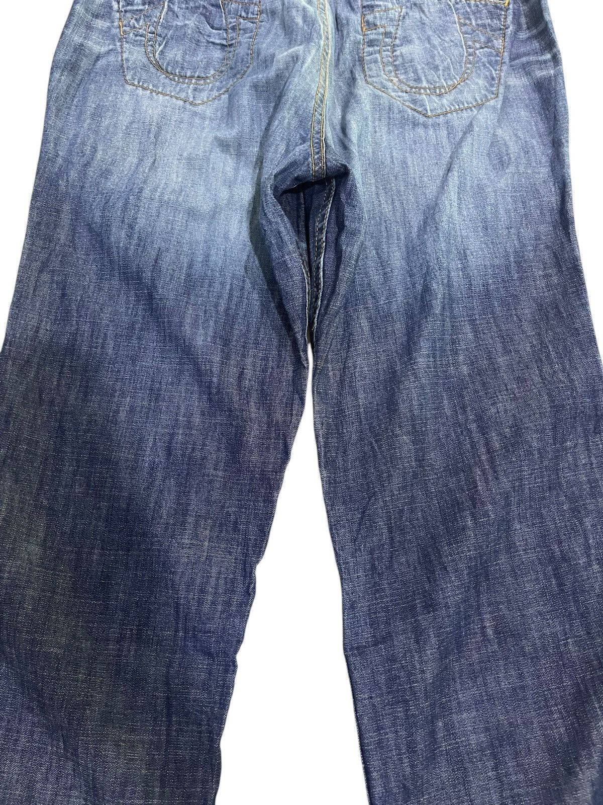 If Six Was Nine × Japanese Brand × True Religion VINTAGE TRUE RELIGION ROMAN PHOENIX WASHED BLUE JEANS Size US 32 / EU 48 - 10 Thumbnail