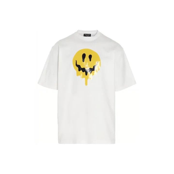 Balenciaga Balenciaga SS21 Dripping Smile Print Casual T-shirt Size US S / EU 44-46 / 1 - 1 Thumbnail