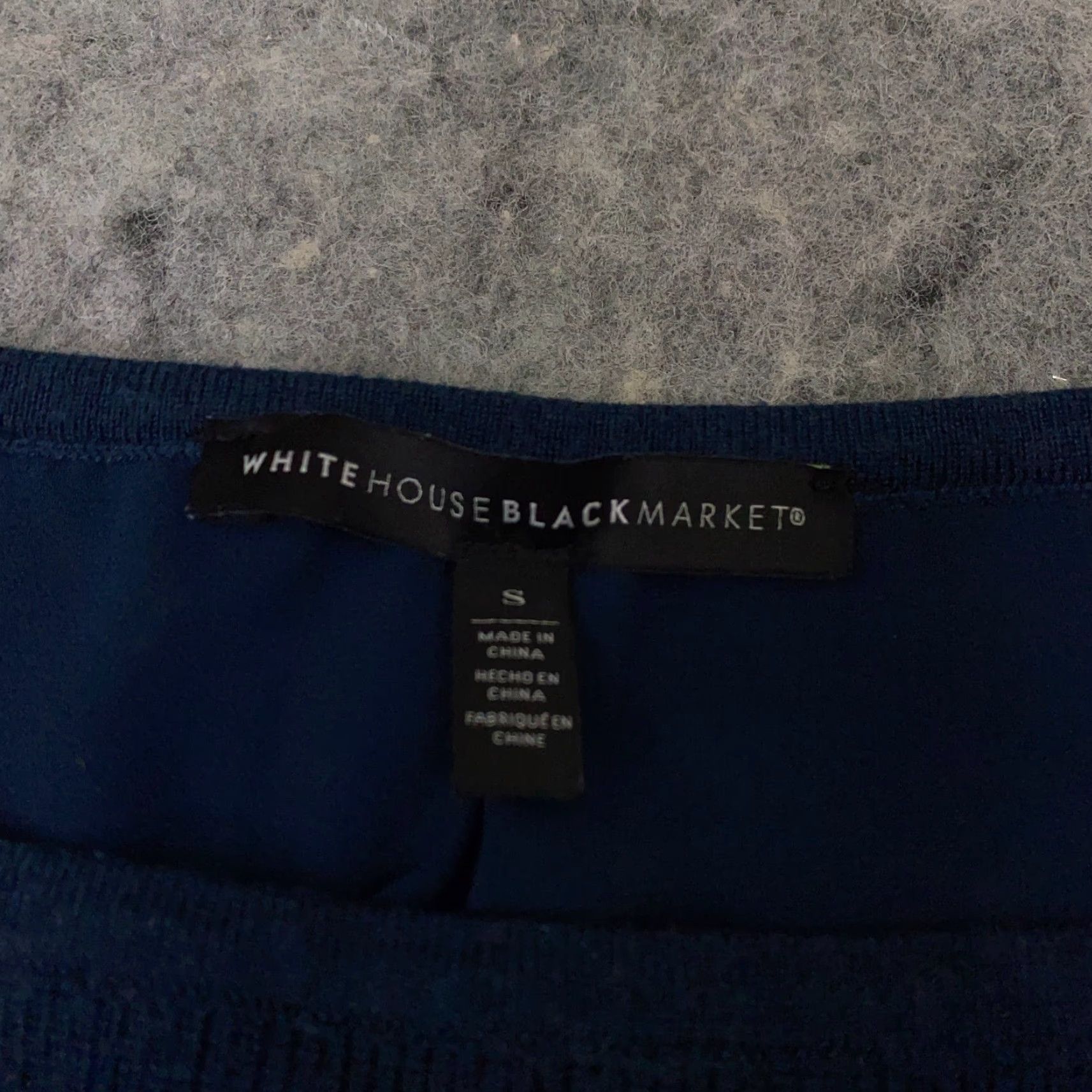 White House Black Market White House Black Market Shirt Top Small Blue Lace Layered Long Sleeve Womens Size S / US 4 / IT 40 - 4 Thumbnail