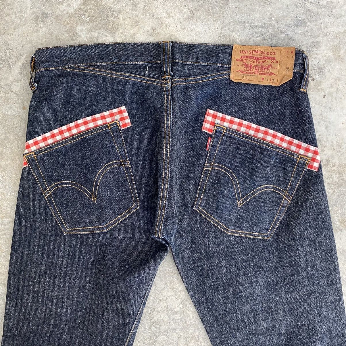 Junya Watanabe × Levi's SS09 Levis X Junya Watanabe Reconstruct Calico Trimmed Jeans Size US 34 / EU 50 - 14 Thumbnail