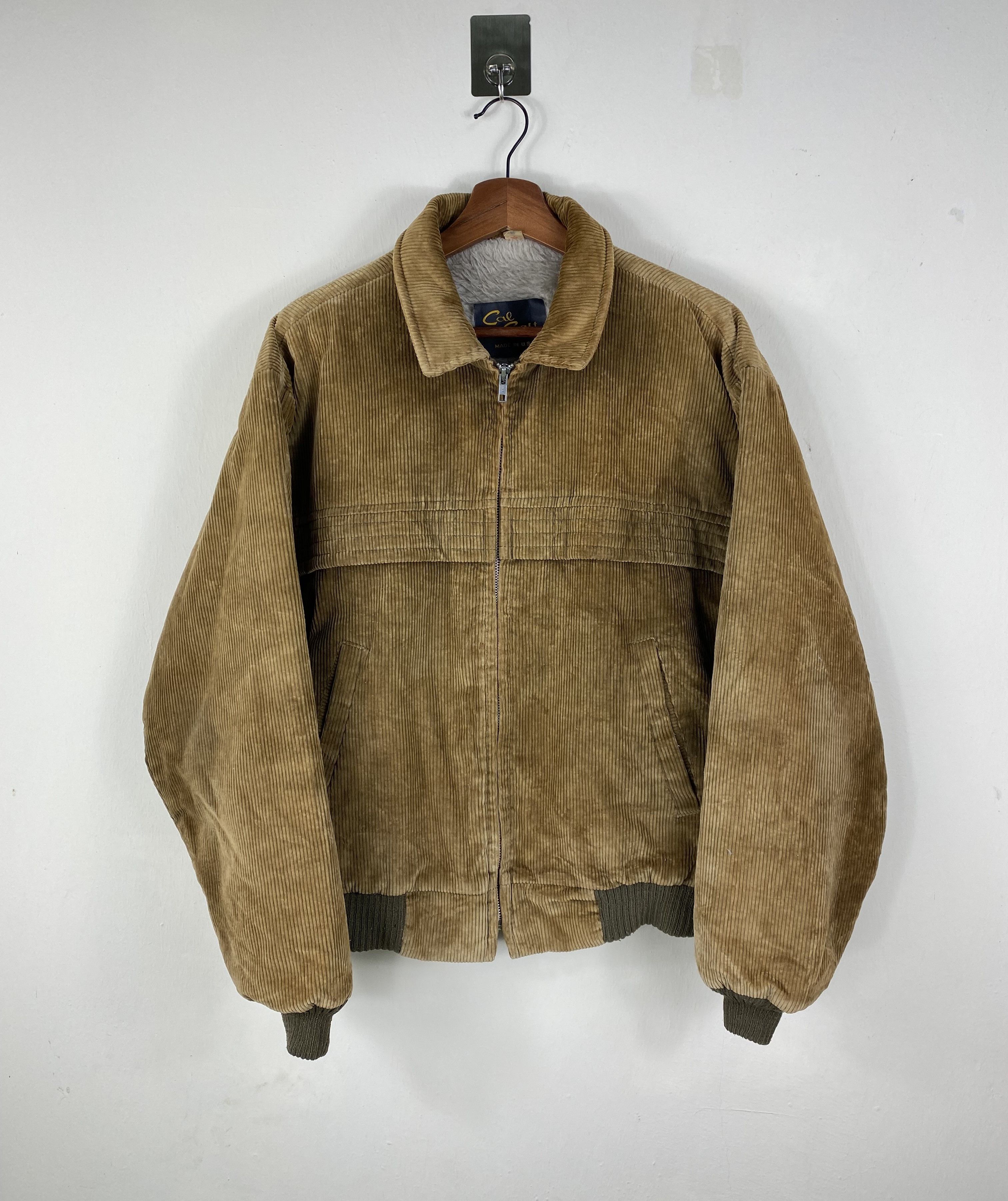 Vintage Vintage Cal Crabt USA jacket curdoroy bomber jacket sherpa Size US M / EU 48-50 / 2 - 1 Thumbnail